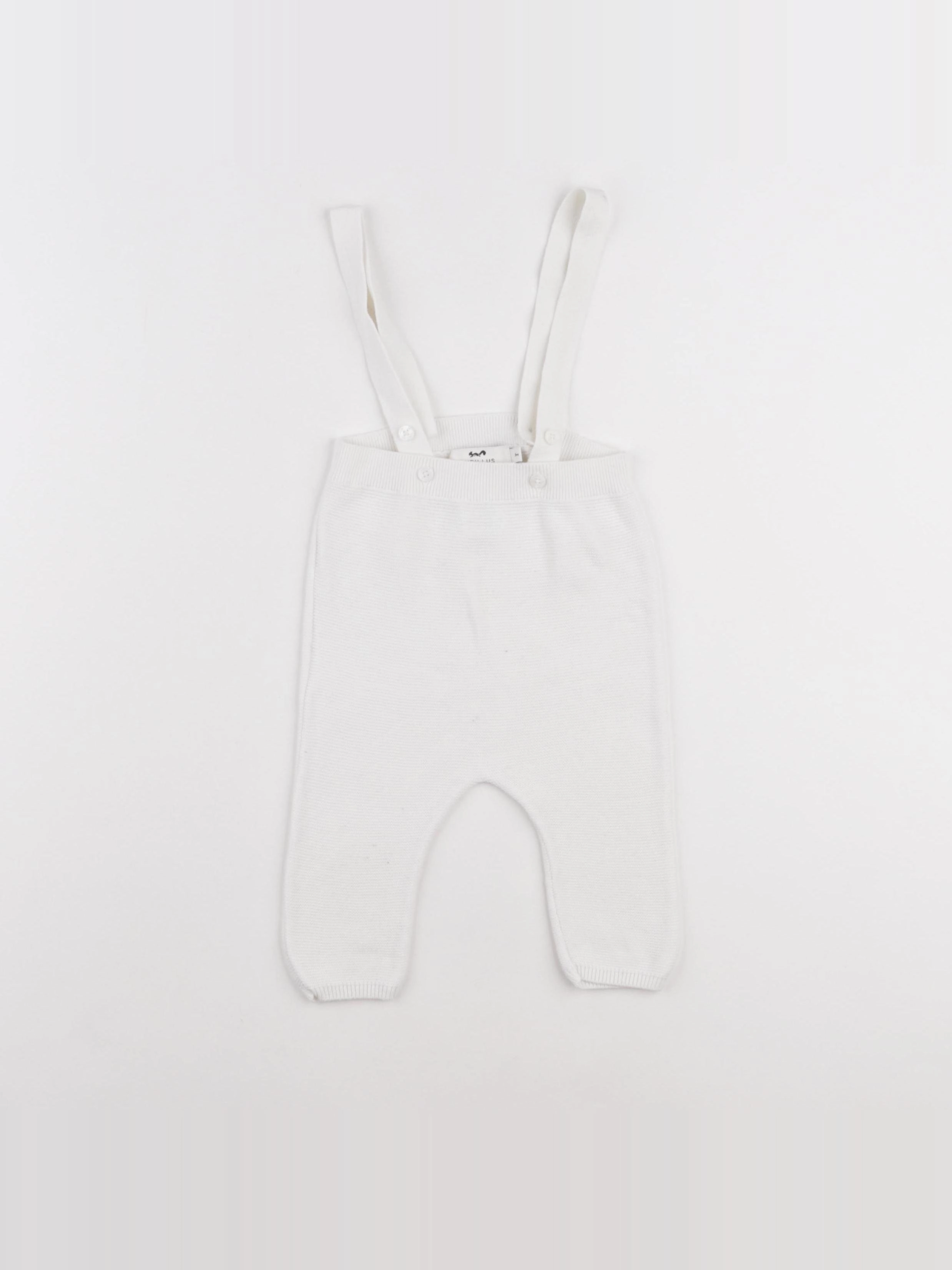 Cyrillus - legging blanc - 9 mois