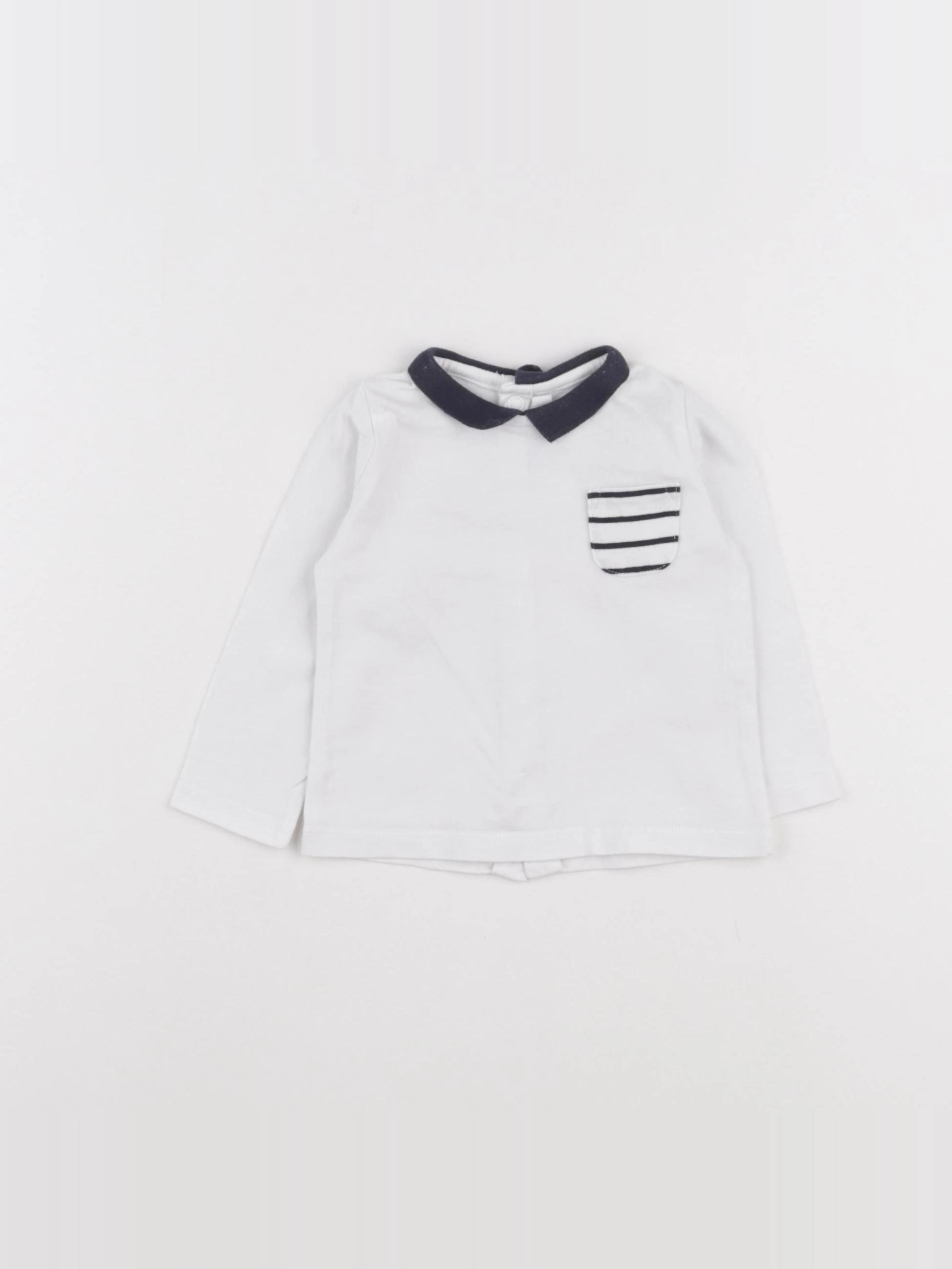 Natalys - tee-shirt bleu - 9 mois