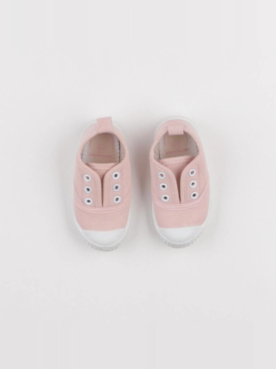 Vertbaudet - tennis élastiqué rose - pointure 20