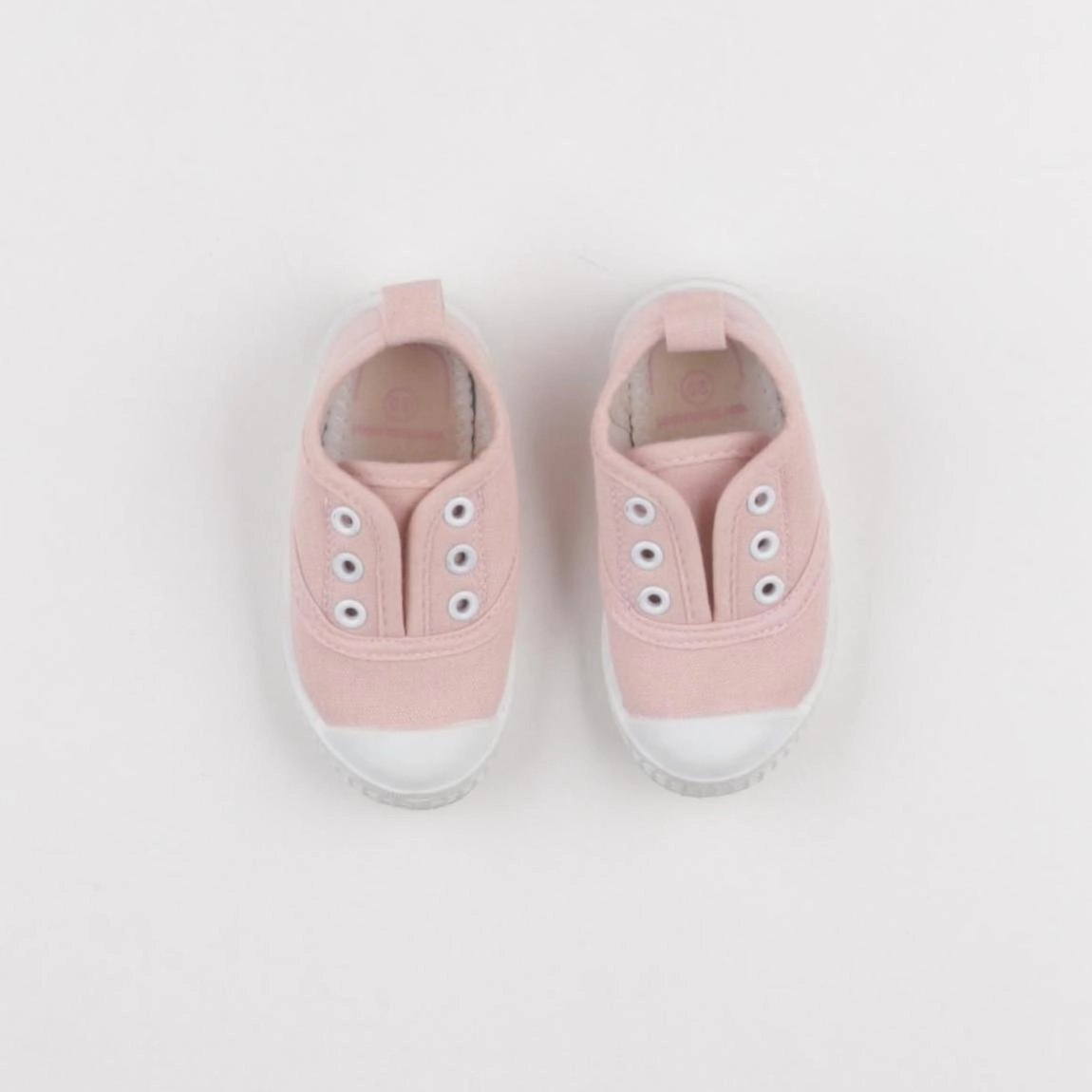 Vertbaudet - tennis élastiqué rose - pointure 20