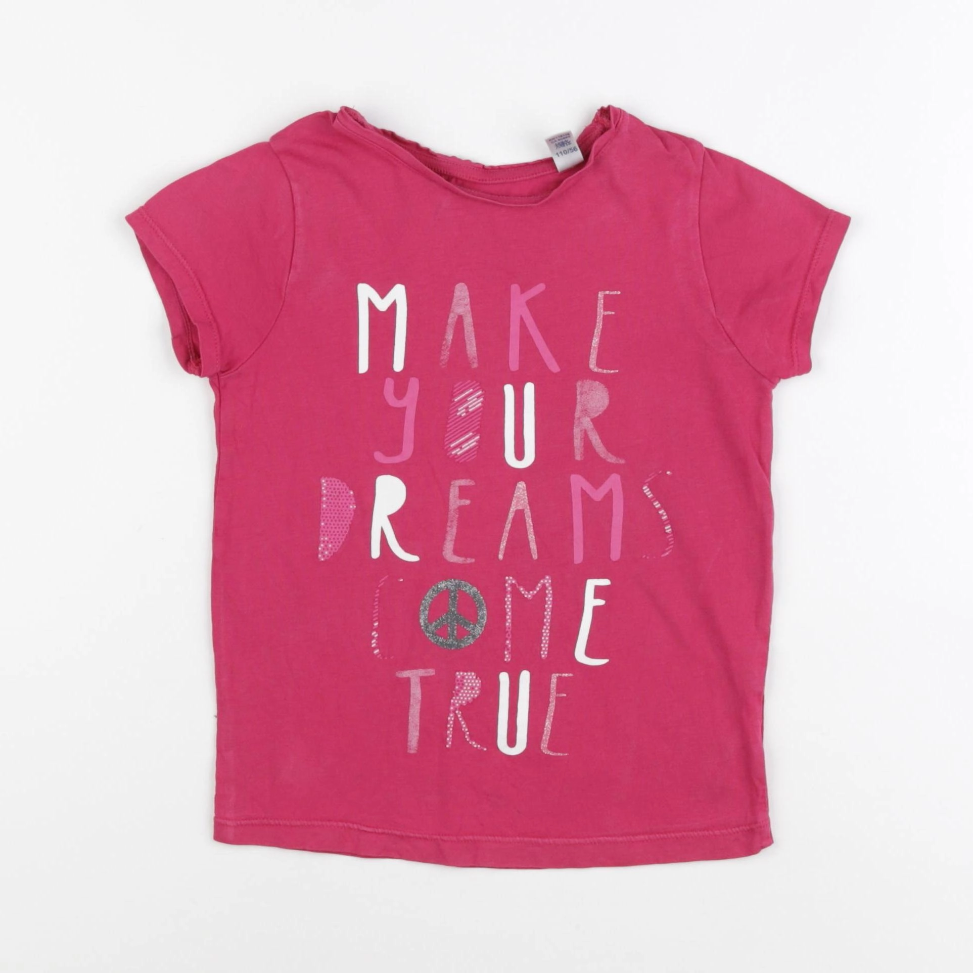 Okaidi - tee-shirt rose - 6 ans