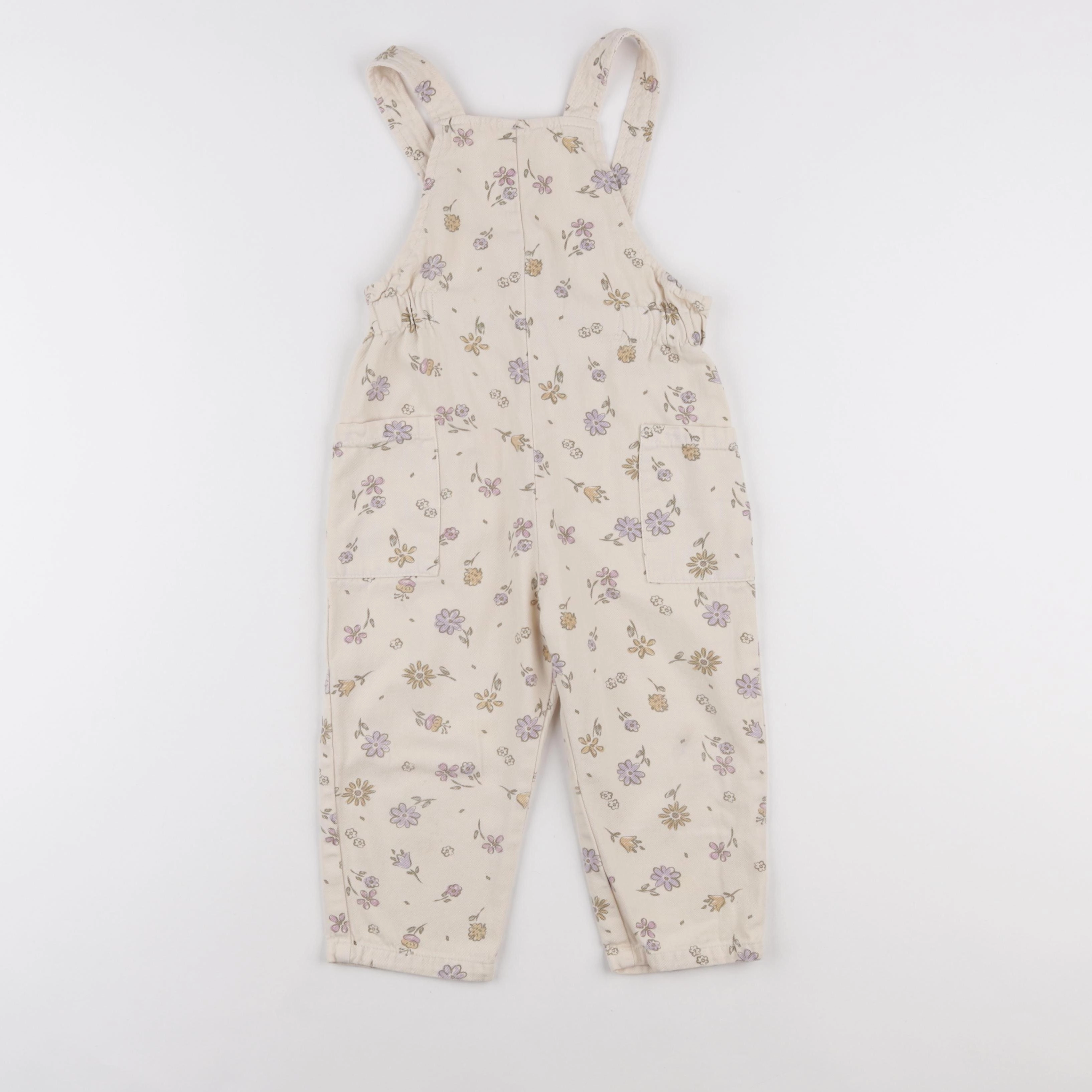 Zara - salopette beige - 2/3 ans