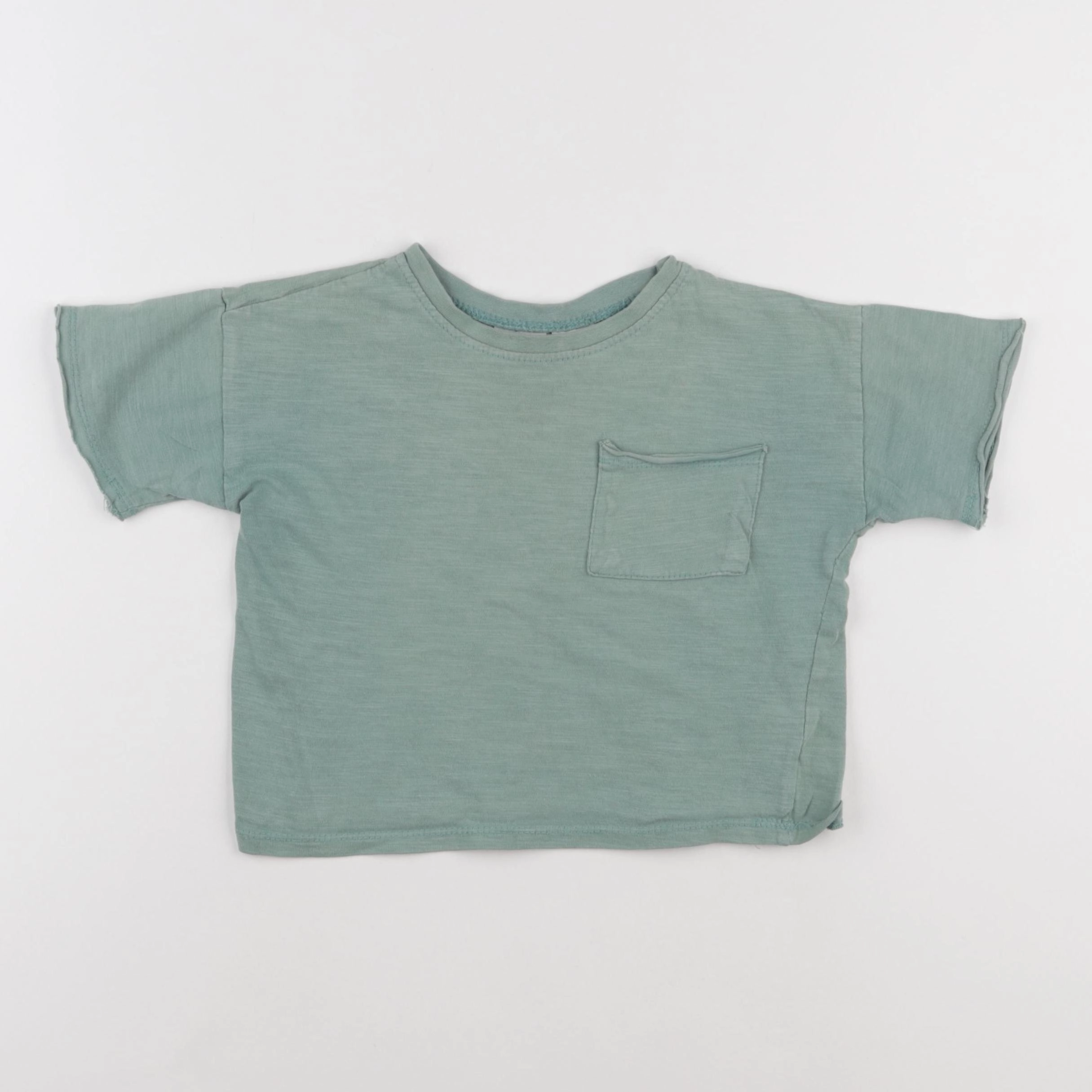 Zara - tee-shirt vert - 2/3 ans