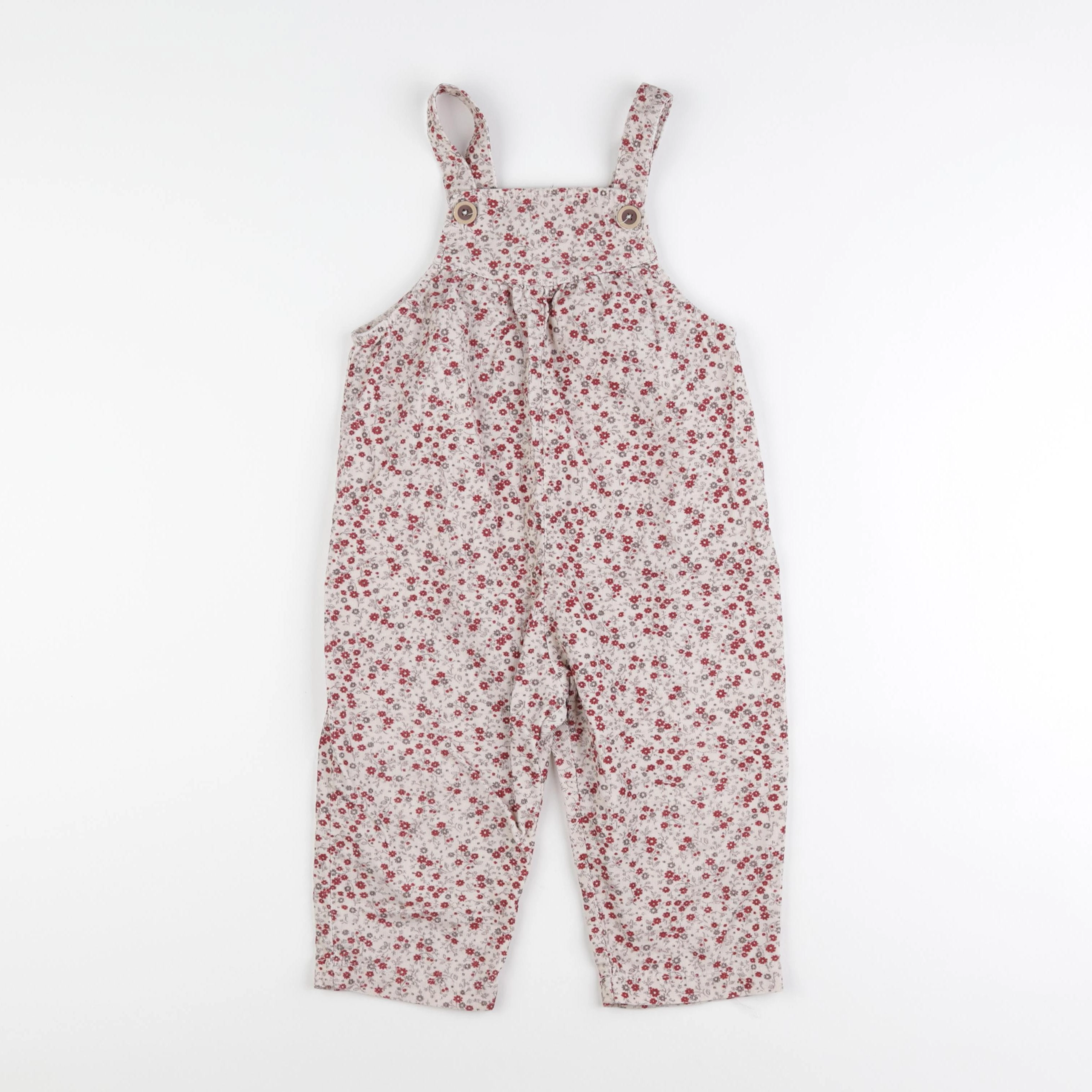 Zara - salopette beige - 2/3 ans