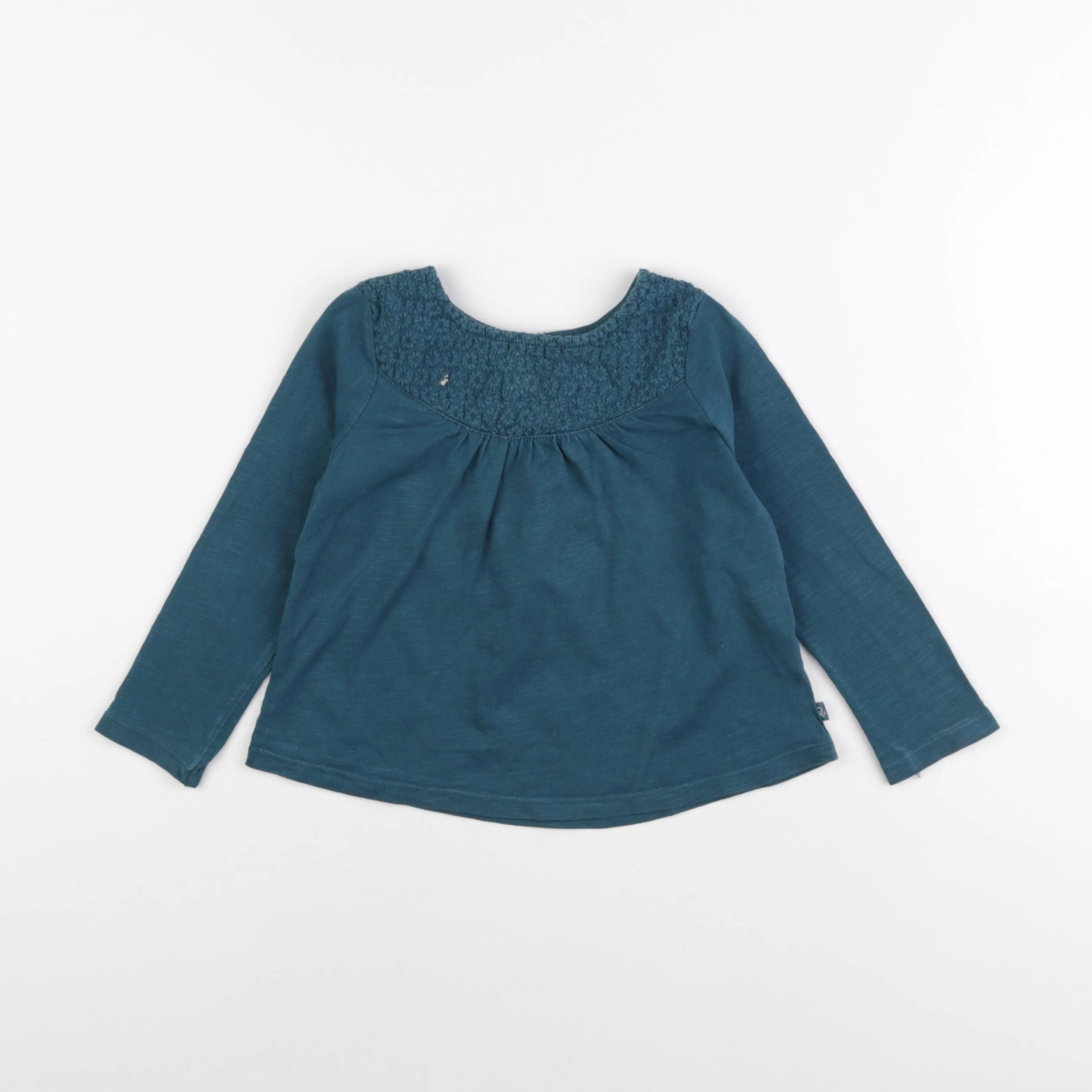 Okaidi - tee-shirt bleu - 3 ans