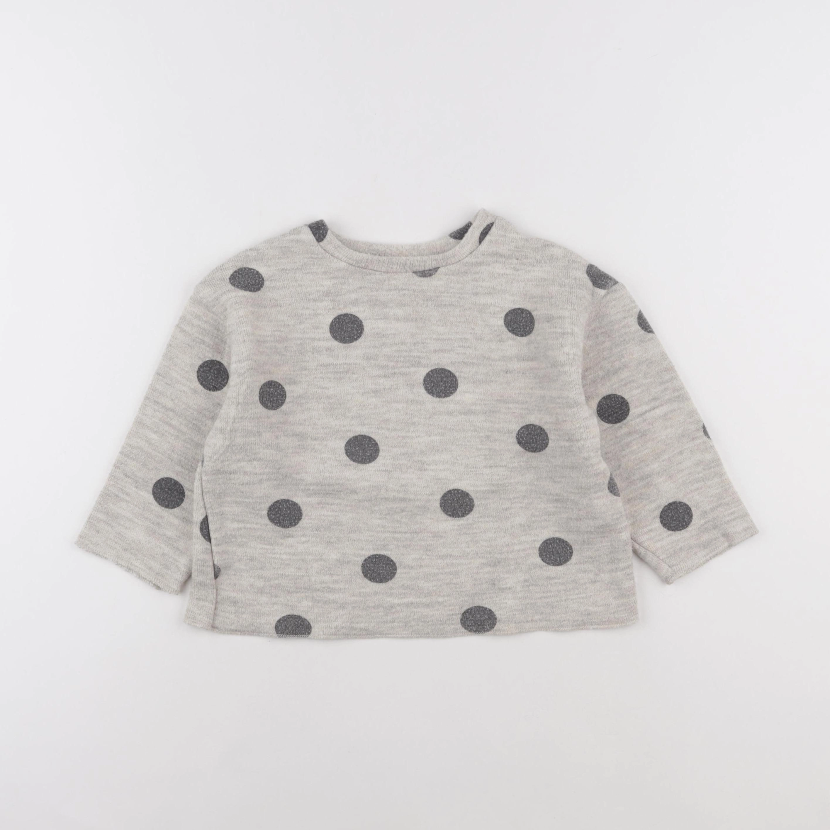 Zara - pull gris - 3/4 ans