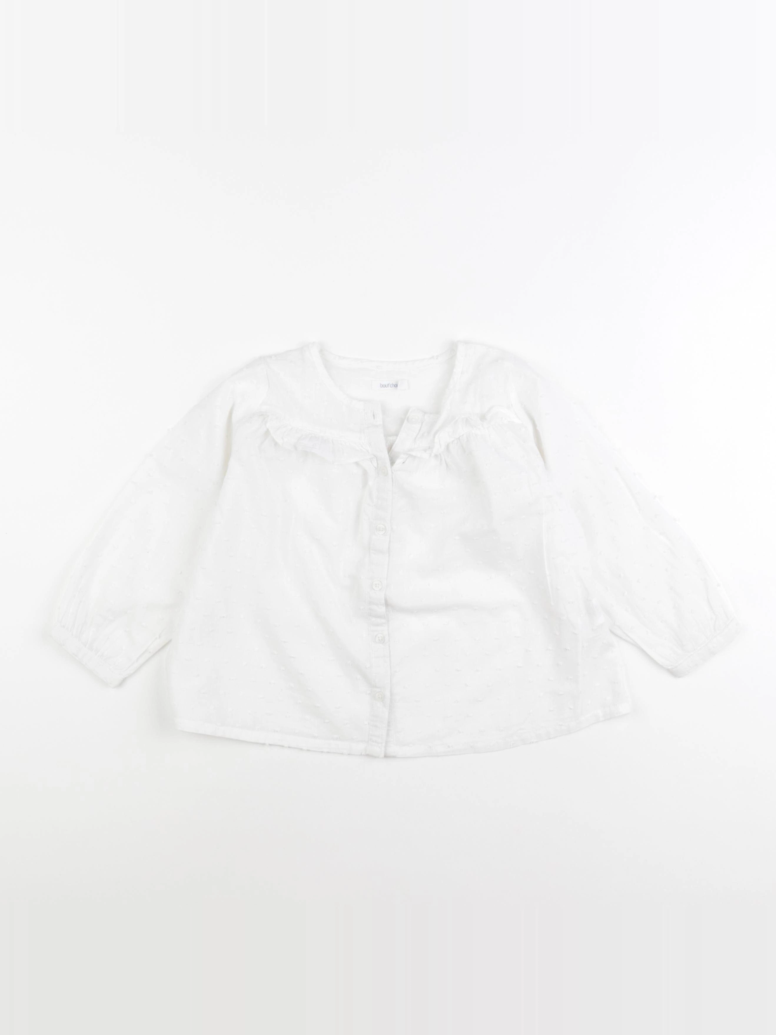 Boutchou - blouse blanc - 24 mois