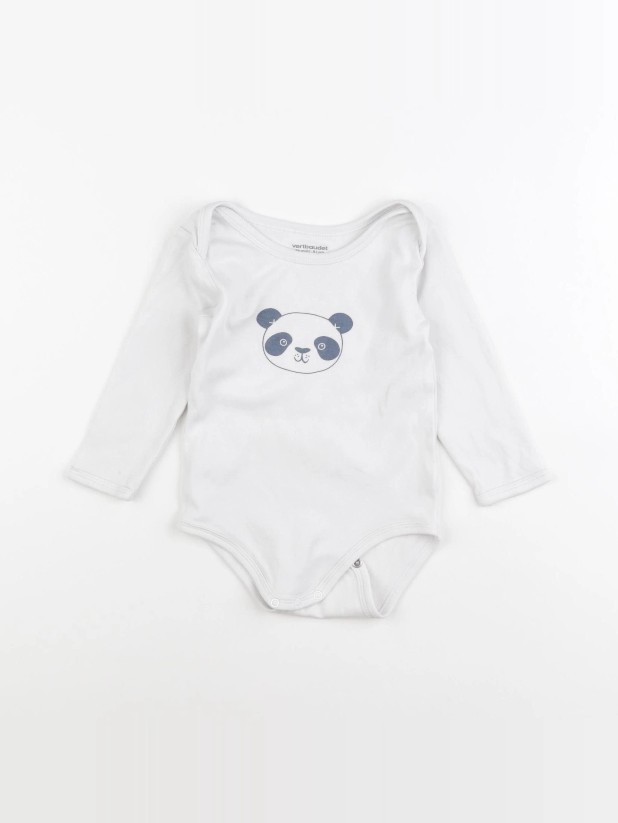 Vertbaudet - body blanc - 18 mois