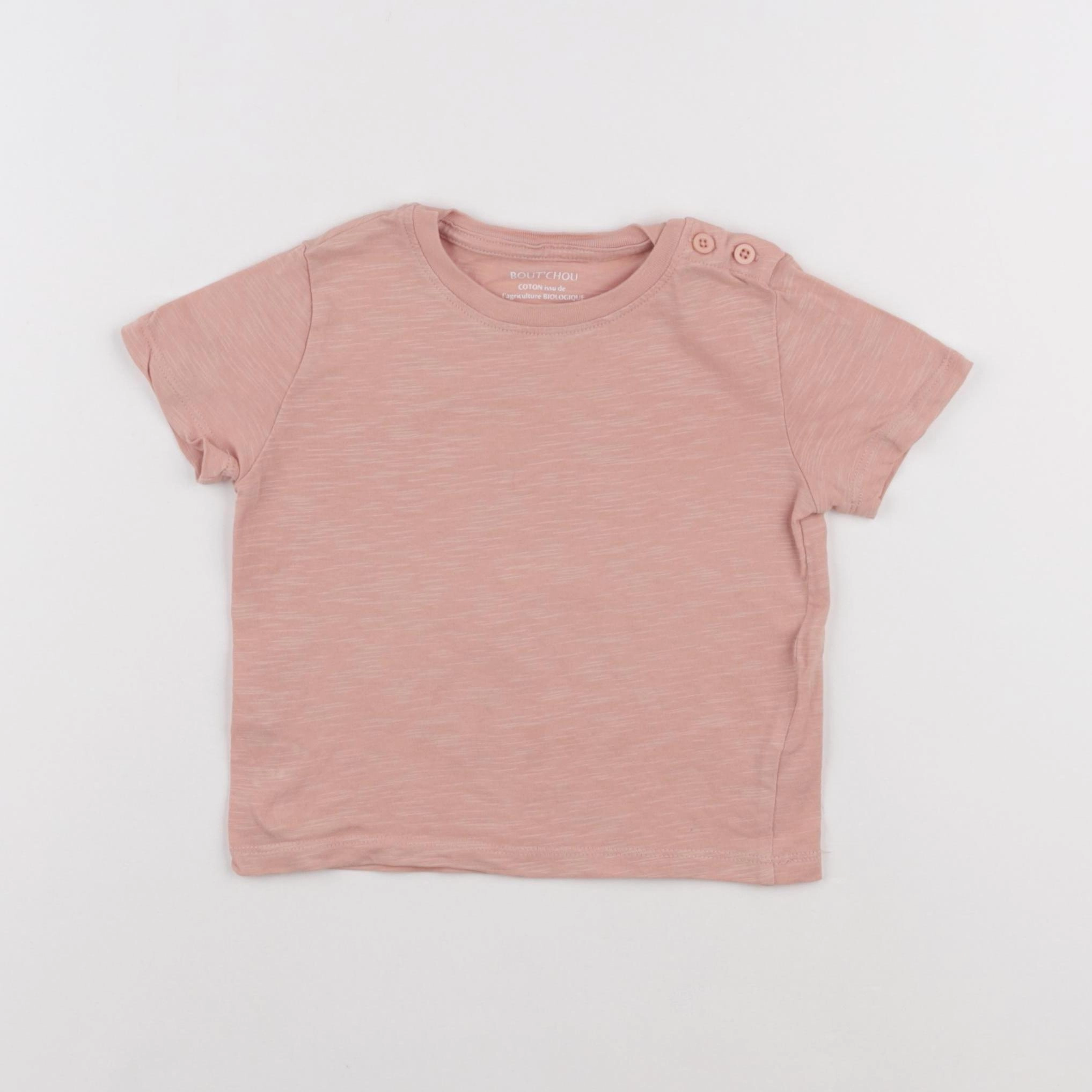 Boutchou - tee-shirt rose - 18 mois