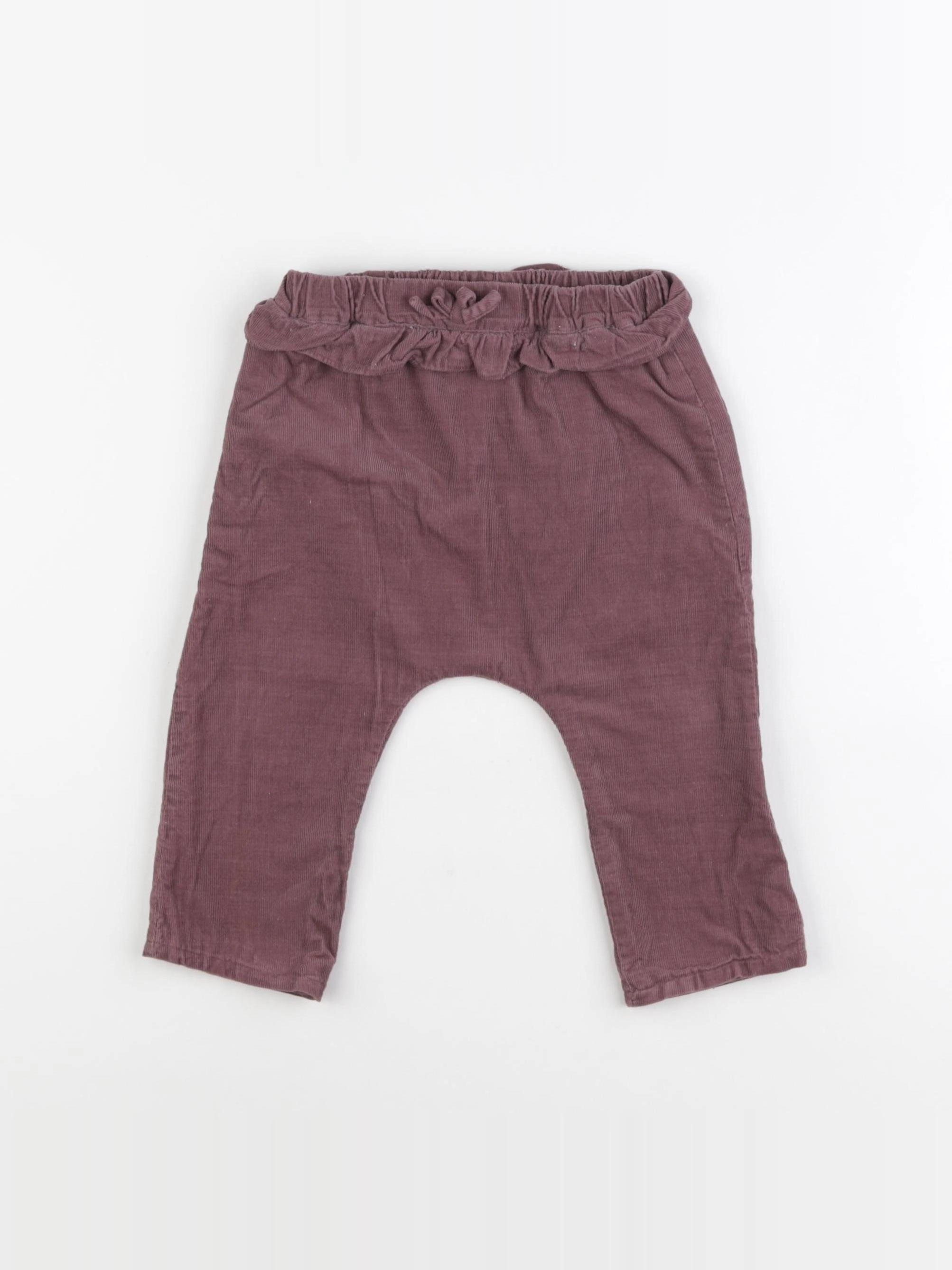 Vertbaudet - pantalon violet - 18 mois