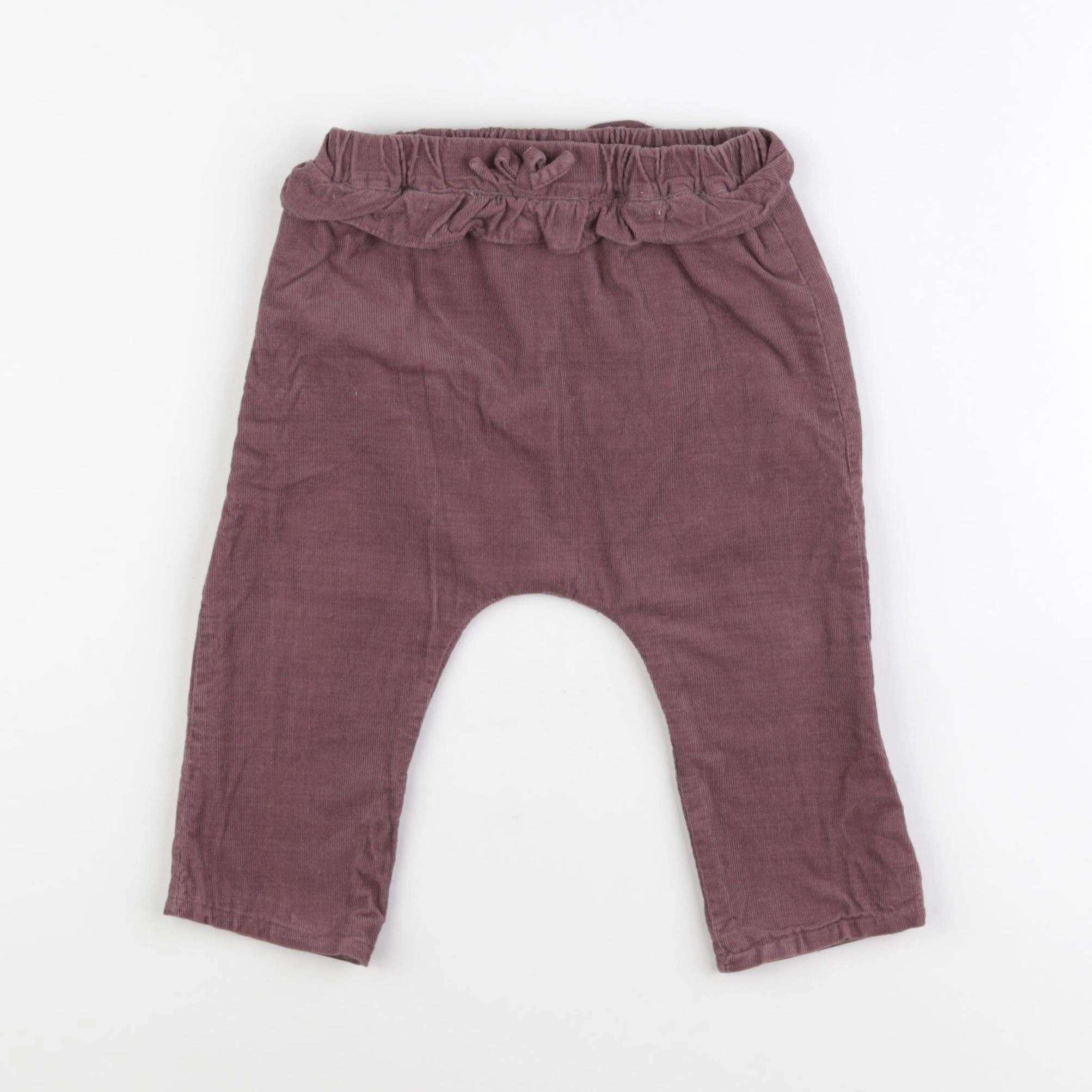 Vertbaudet - pantalon violet - 18 mois