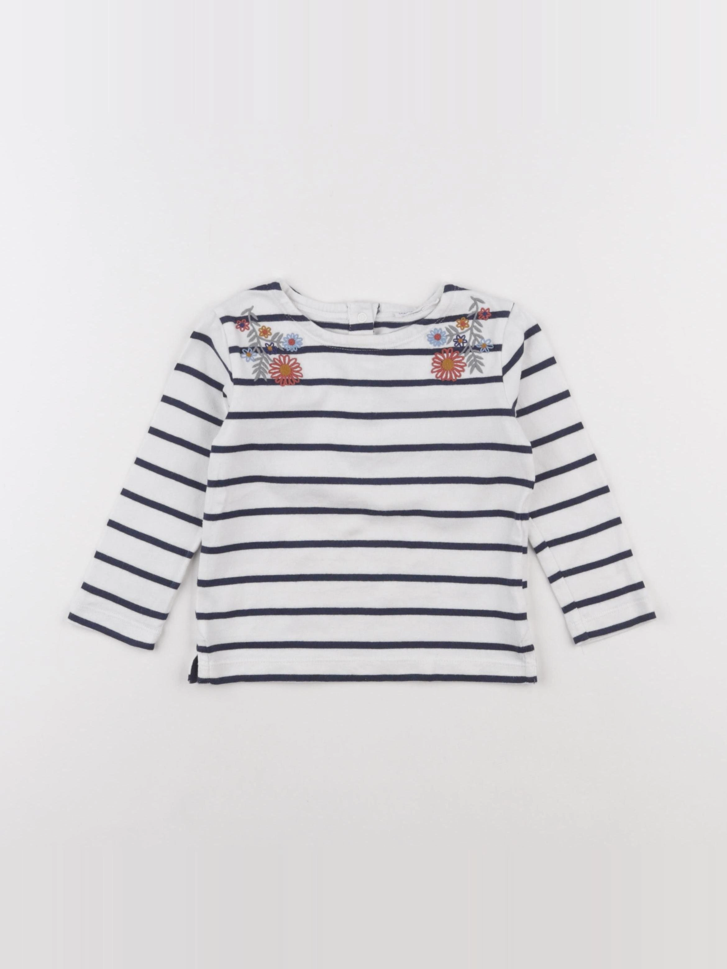 Boutchou - tee-shirt blanc - 18 mois