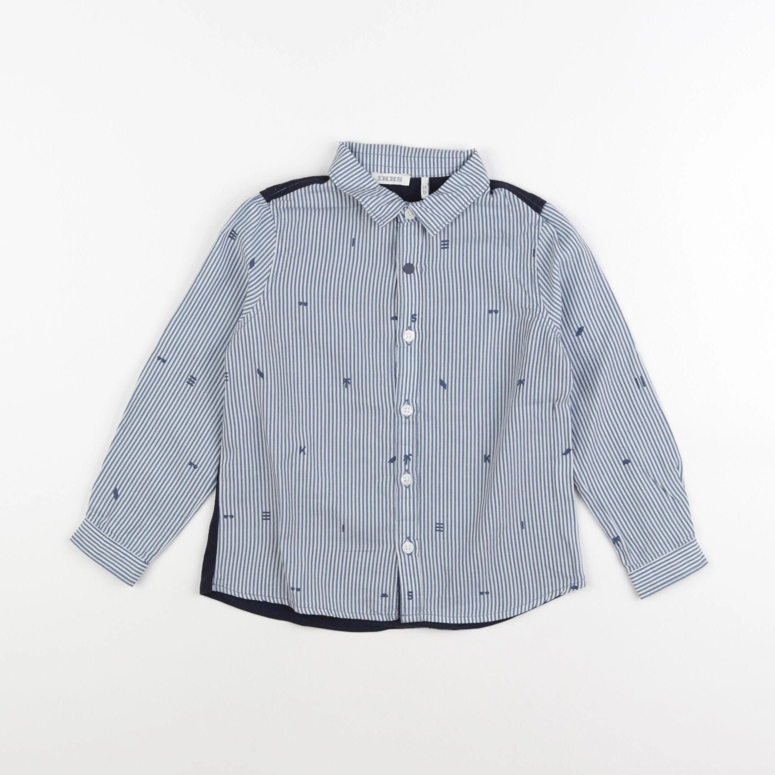 IKKS - chemise bleu - 3 ans