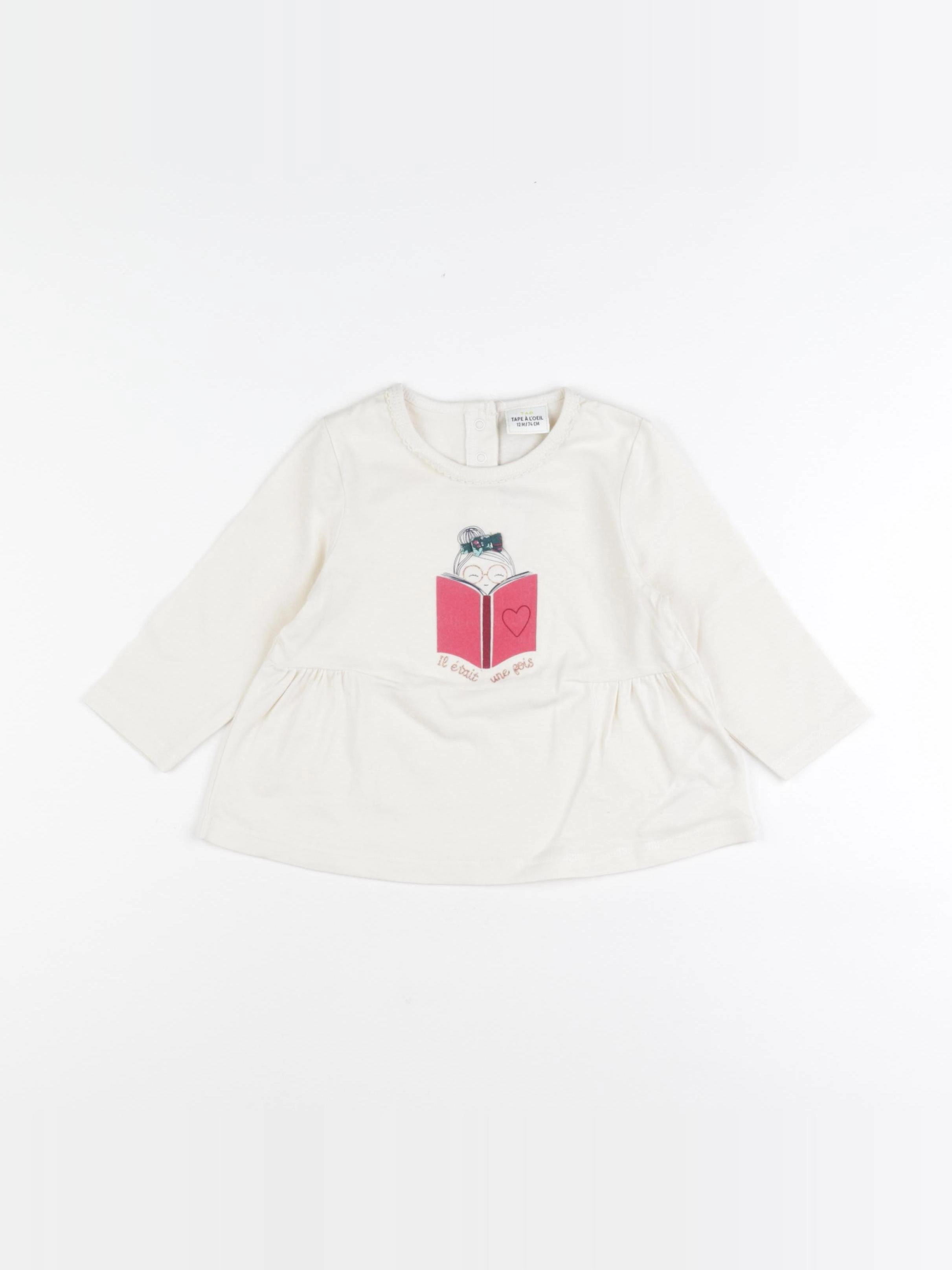 Tape à l'oeil - tee-shirt beige - 12 mois