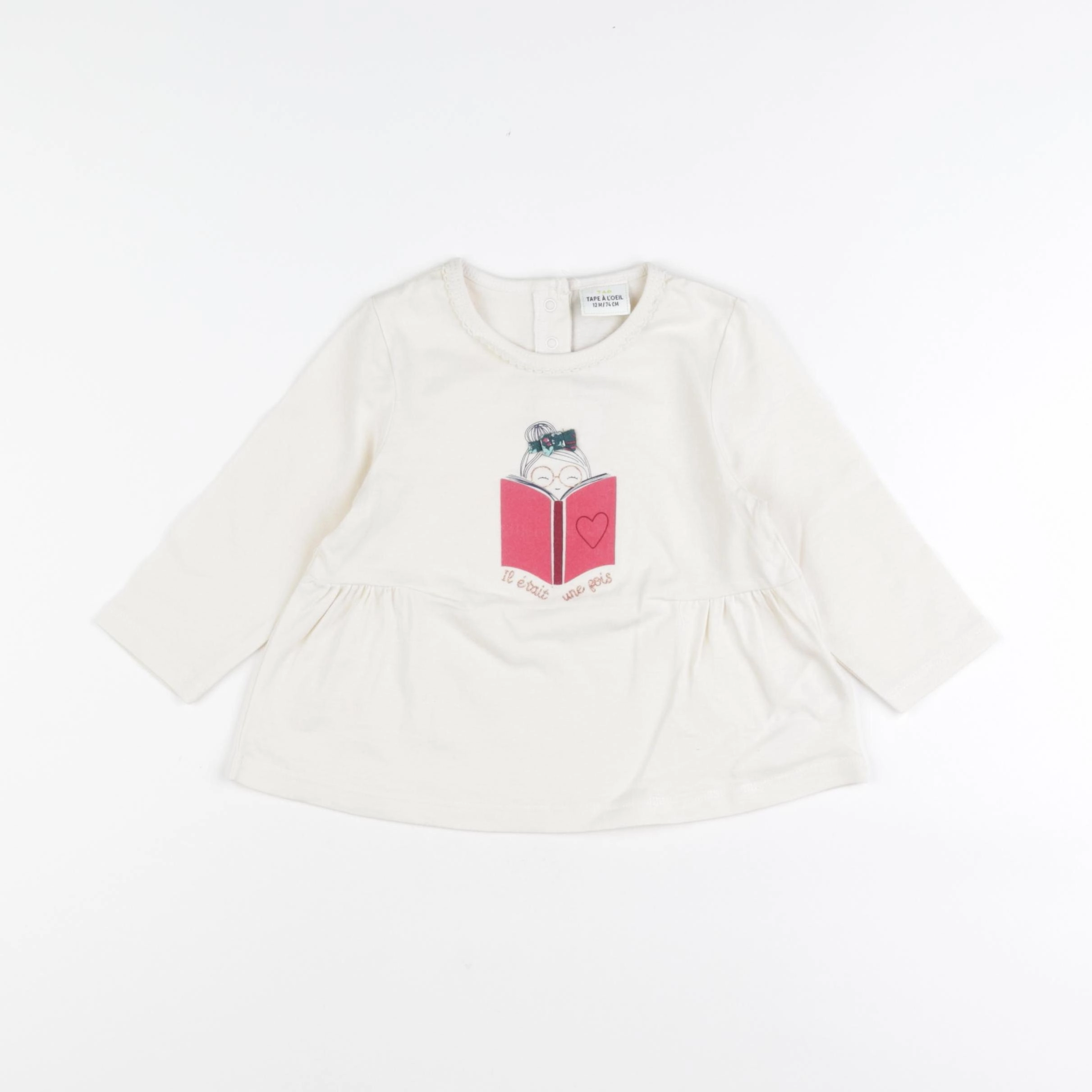 Tape à l'oeil - tee-shirt beige - 12 mois