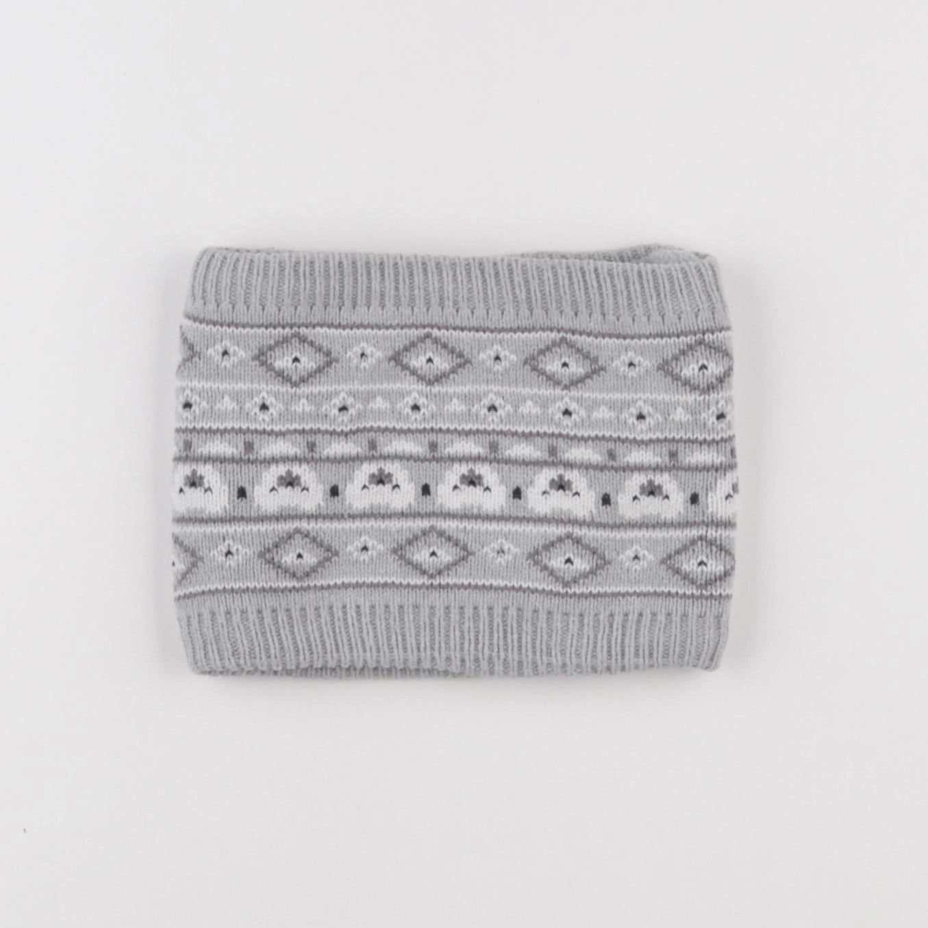 Vertbaudet - tour de cou gris - 12/18 mois