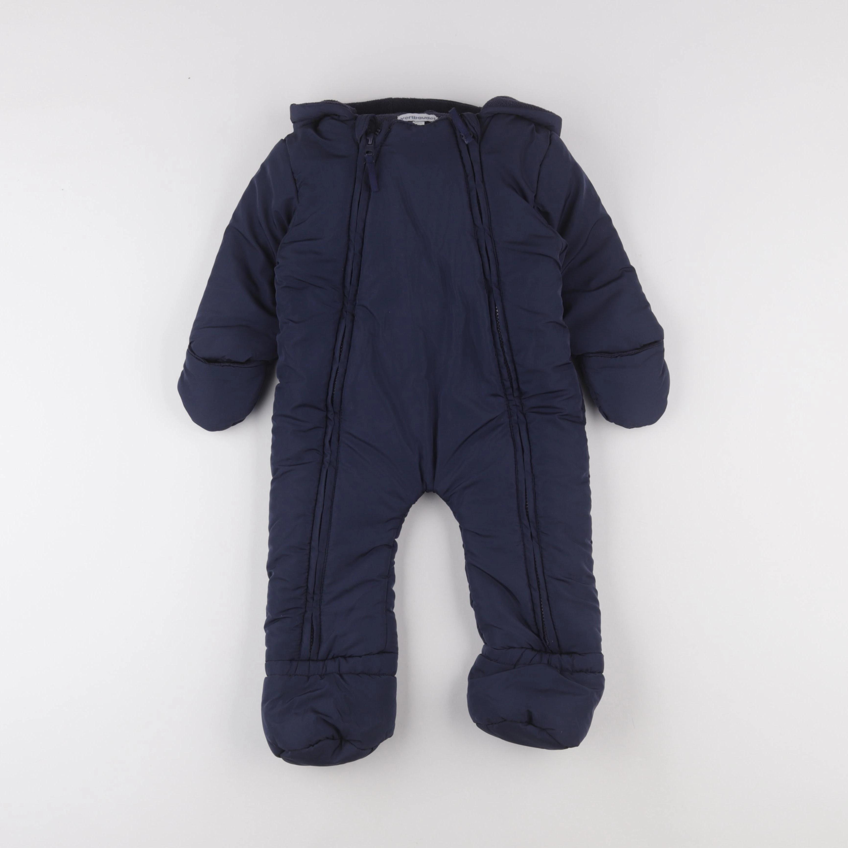Vertbaudet - combi-pilote bleu - 9 mois