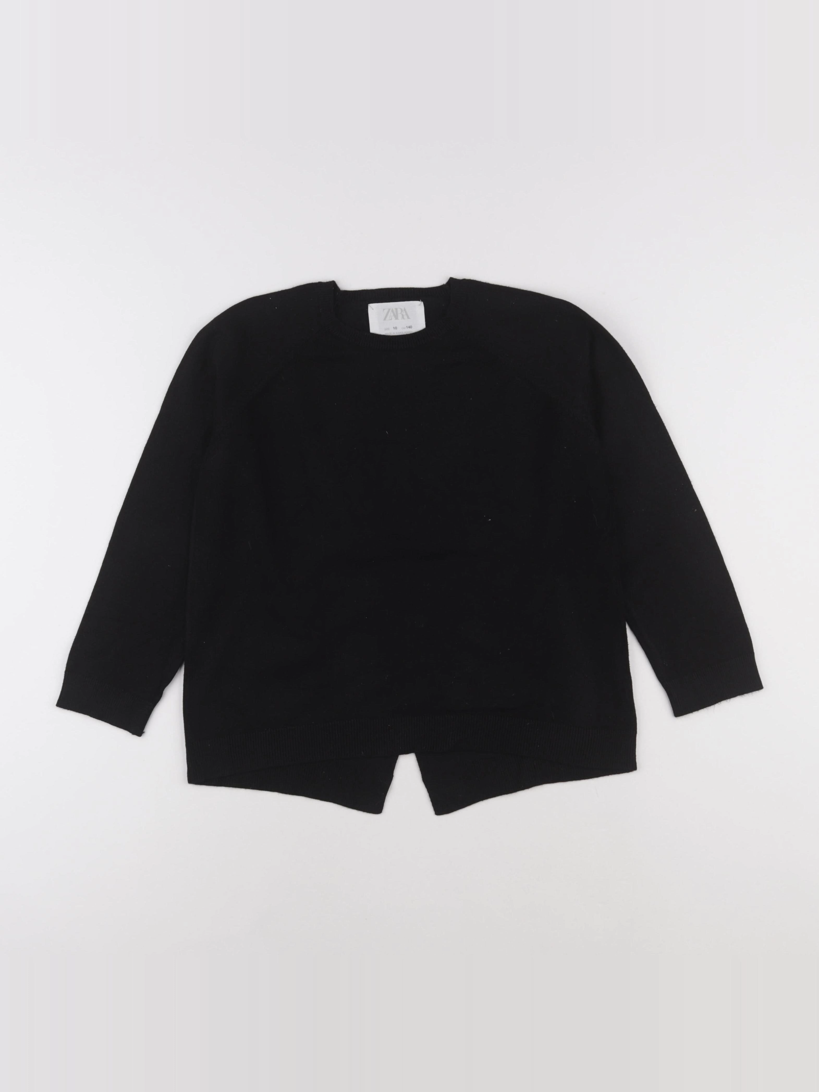 Zara - pull noir - 10 ans