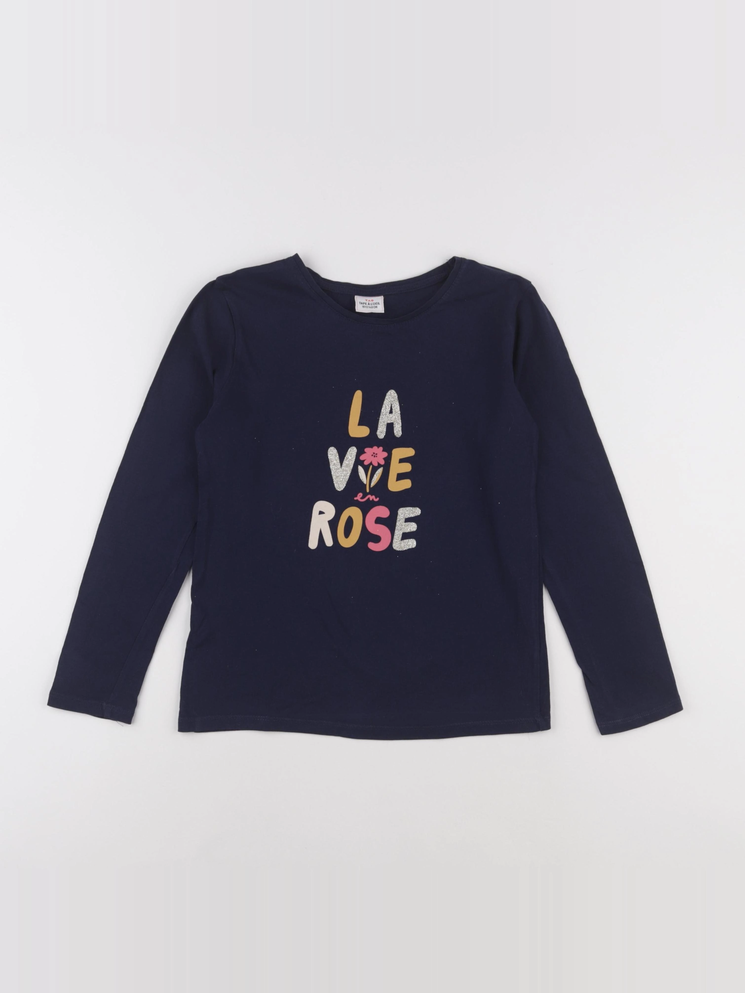 Tape à l'oeil - tee-shirt bleu - 10 ans