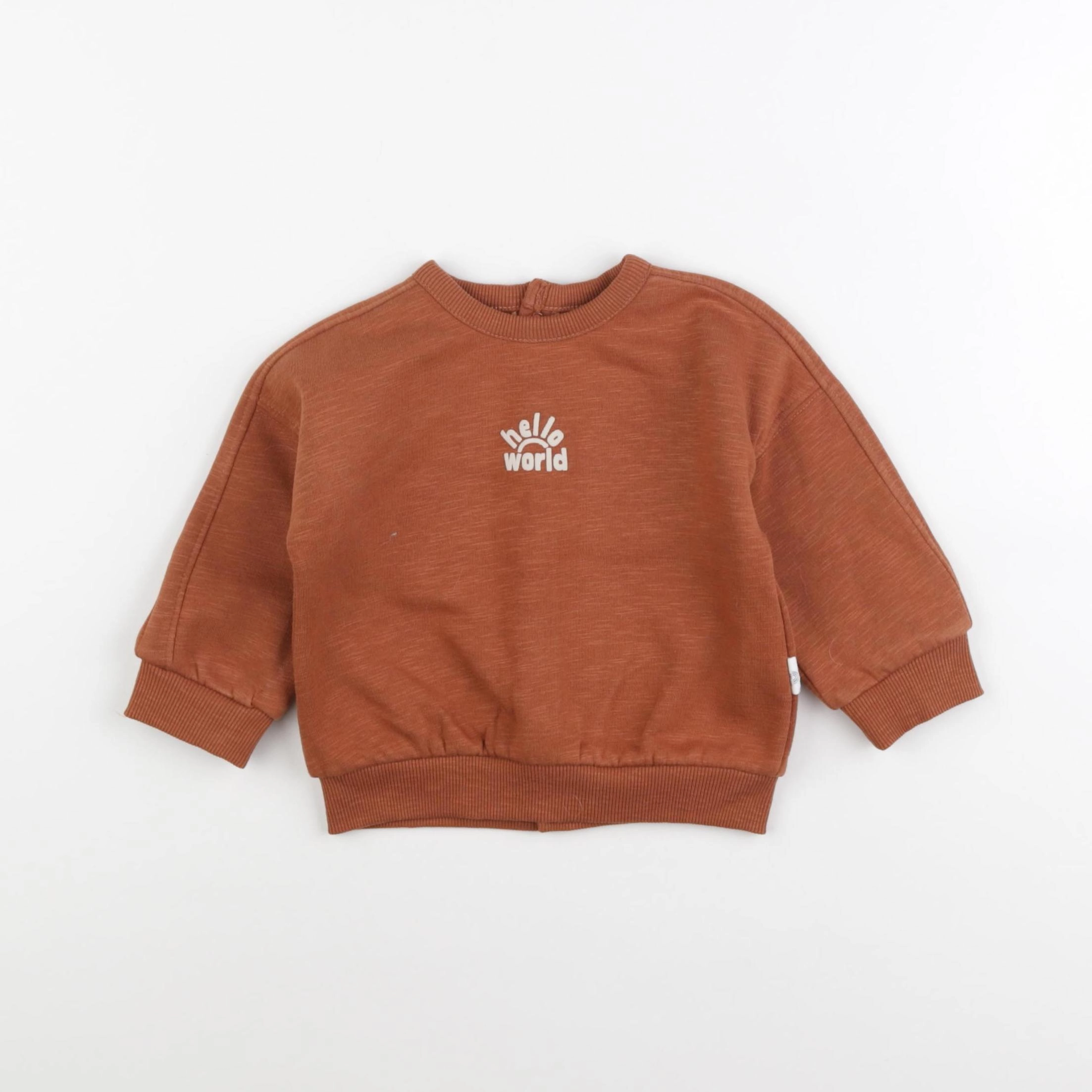 La Redoute - sweat marron - 9 mois