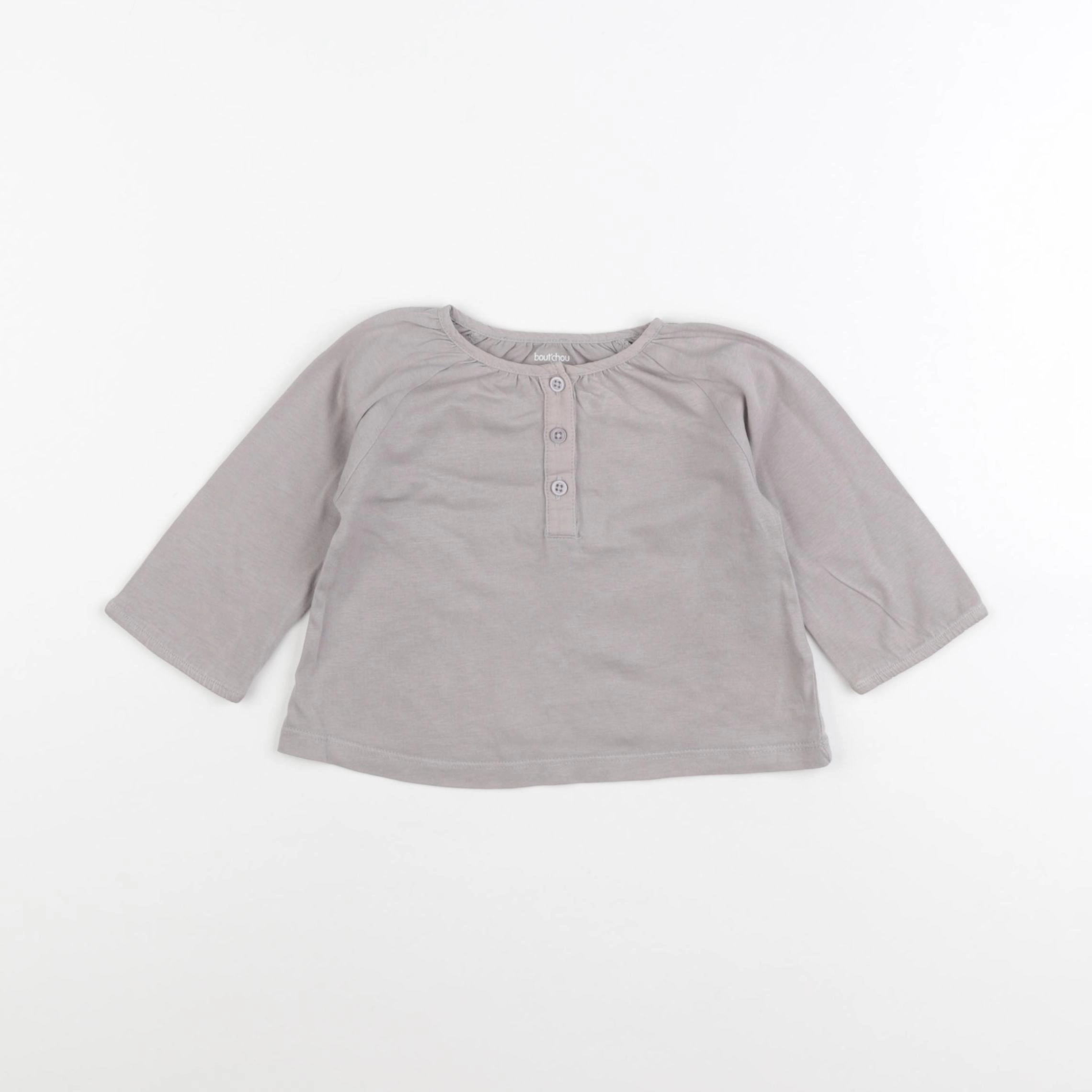 Boutchou - blouse gris - 6 mois