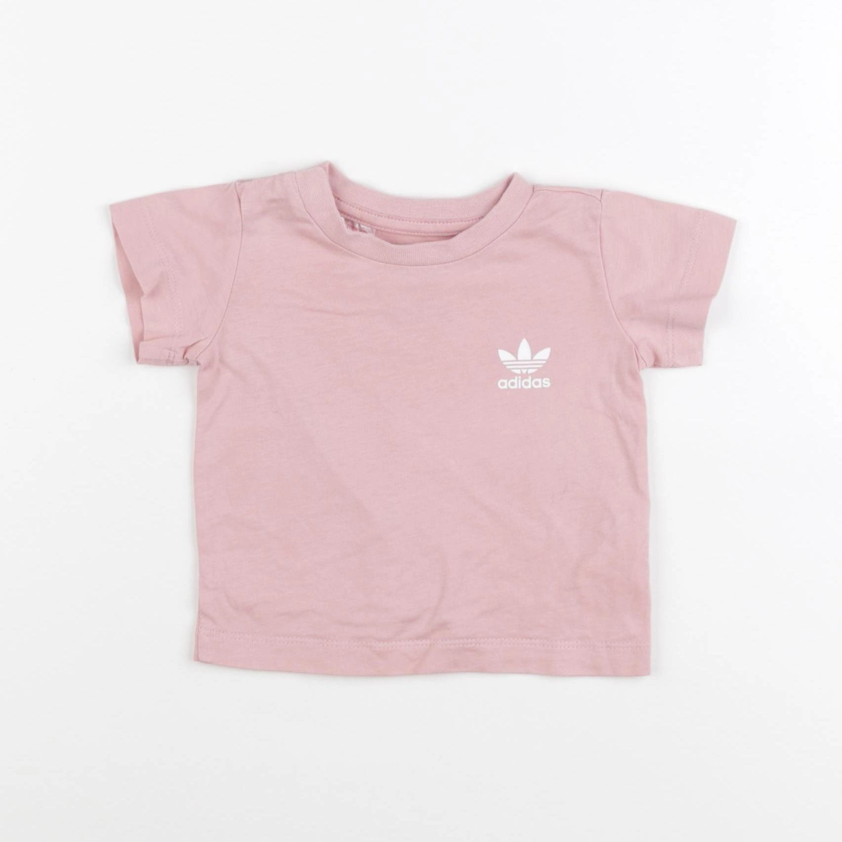 Adidas - tee-shirt rose - 0/3 mois