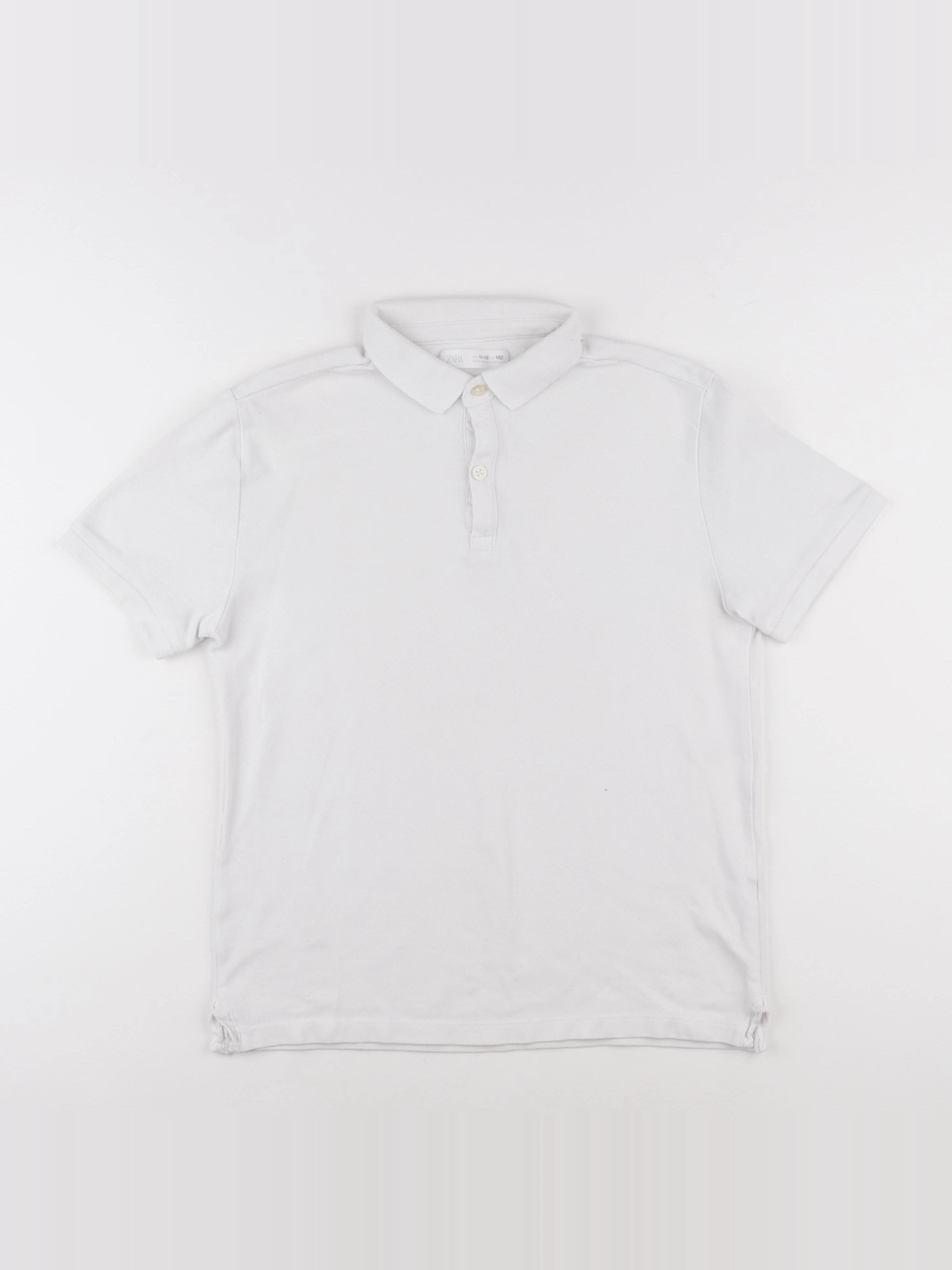 Zara - polo blanc - 12 ans