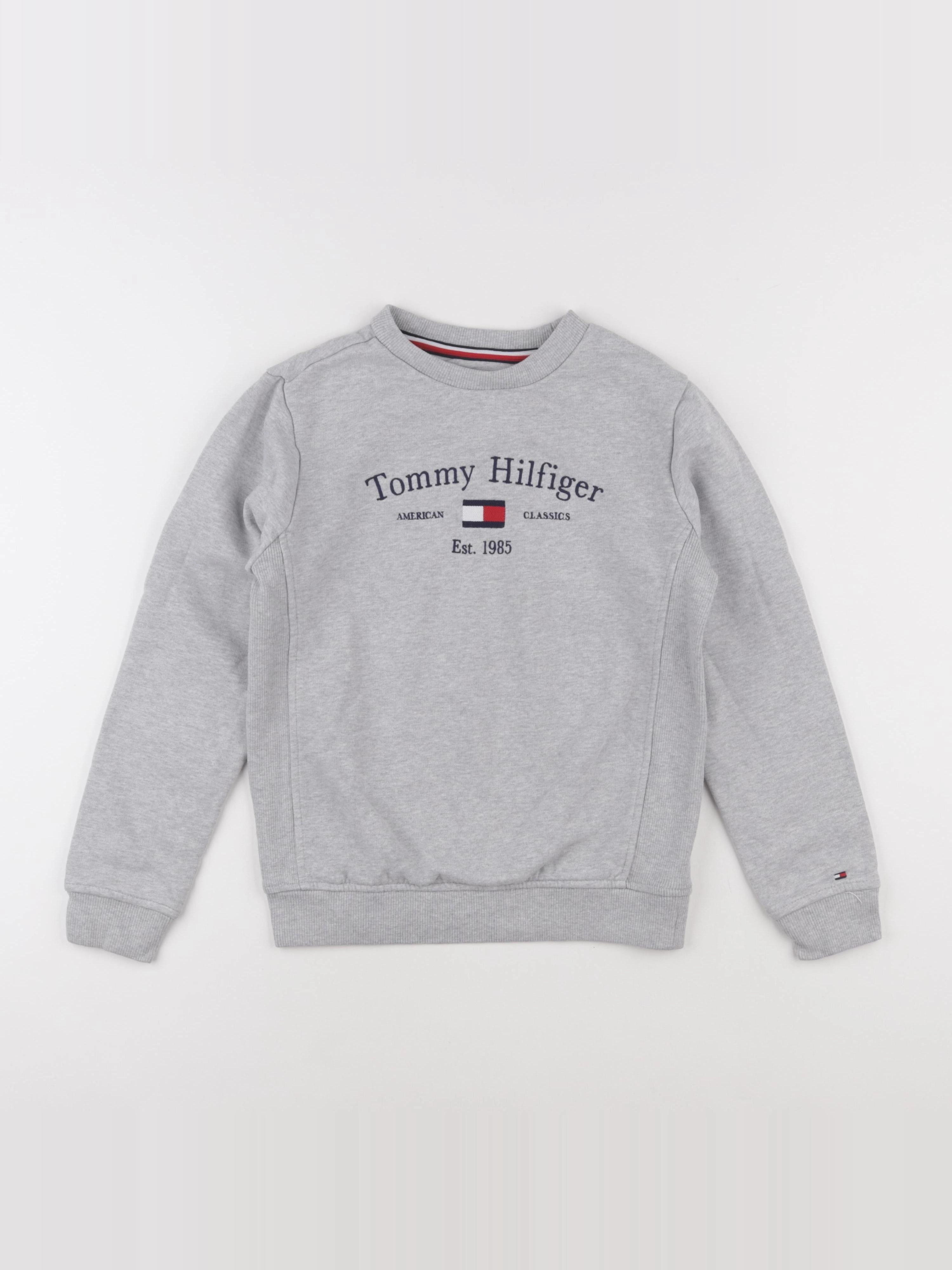 Tommy Hilfiger - sweat gris - 10 ans