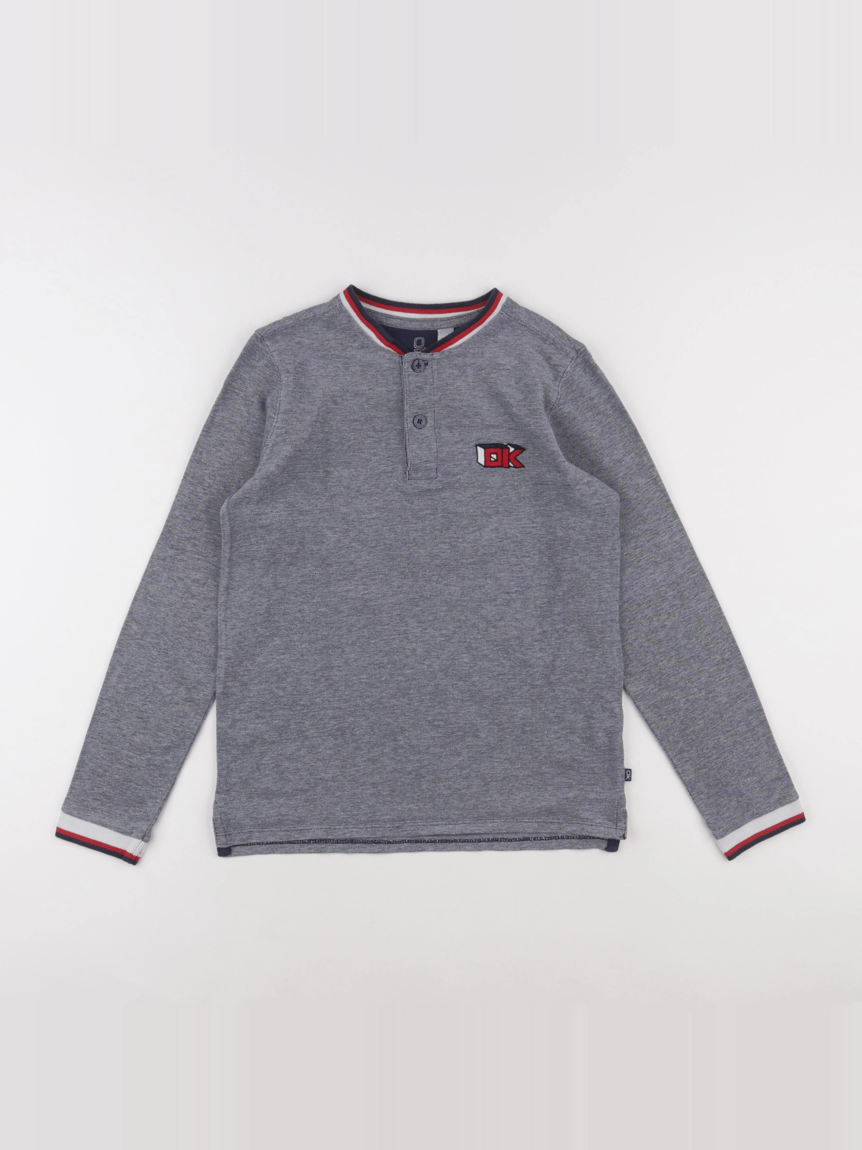 Okaidi - polo bleu - 12 ans