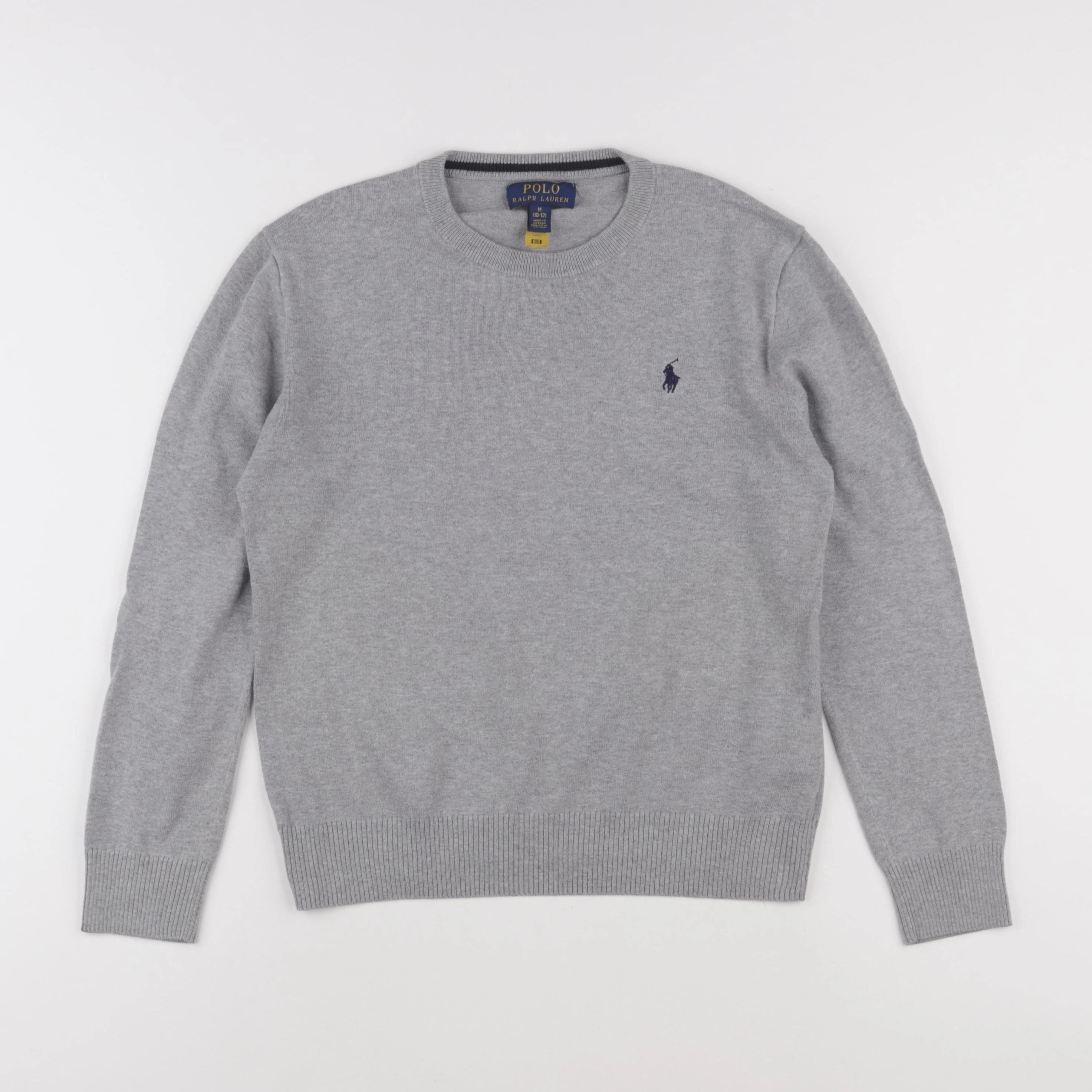 Ralph Lauren - pull gris - 10/12 ans
