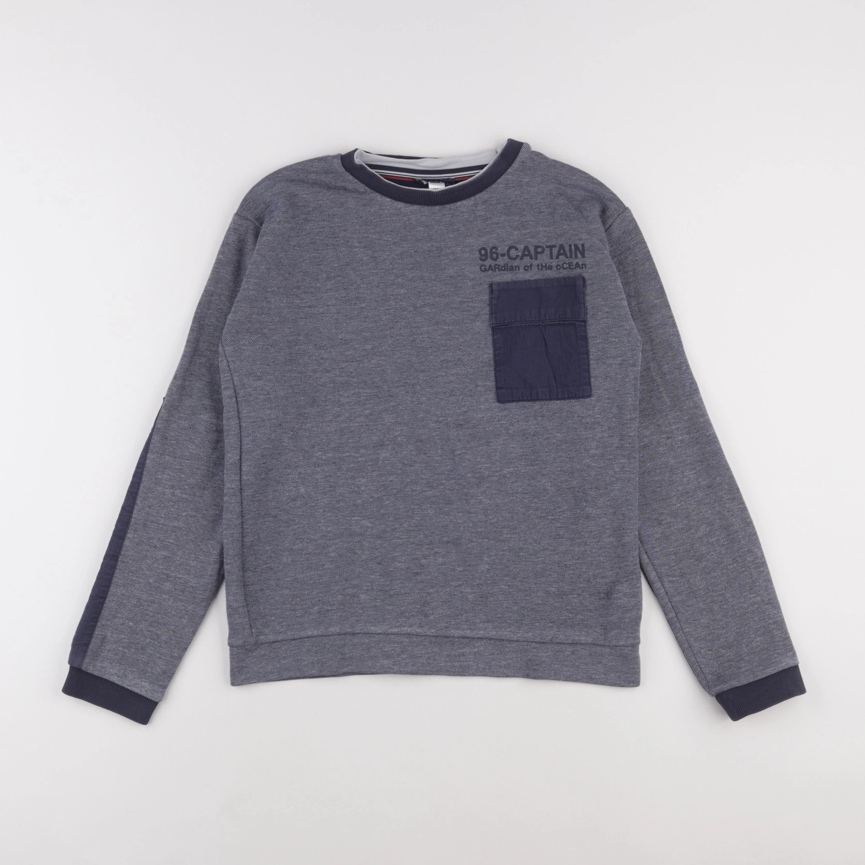 Okaidi - sweat bleu - 12 ans