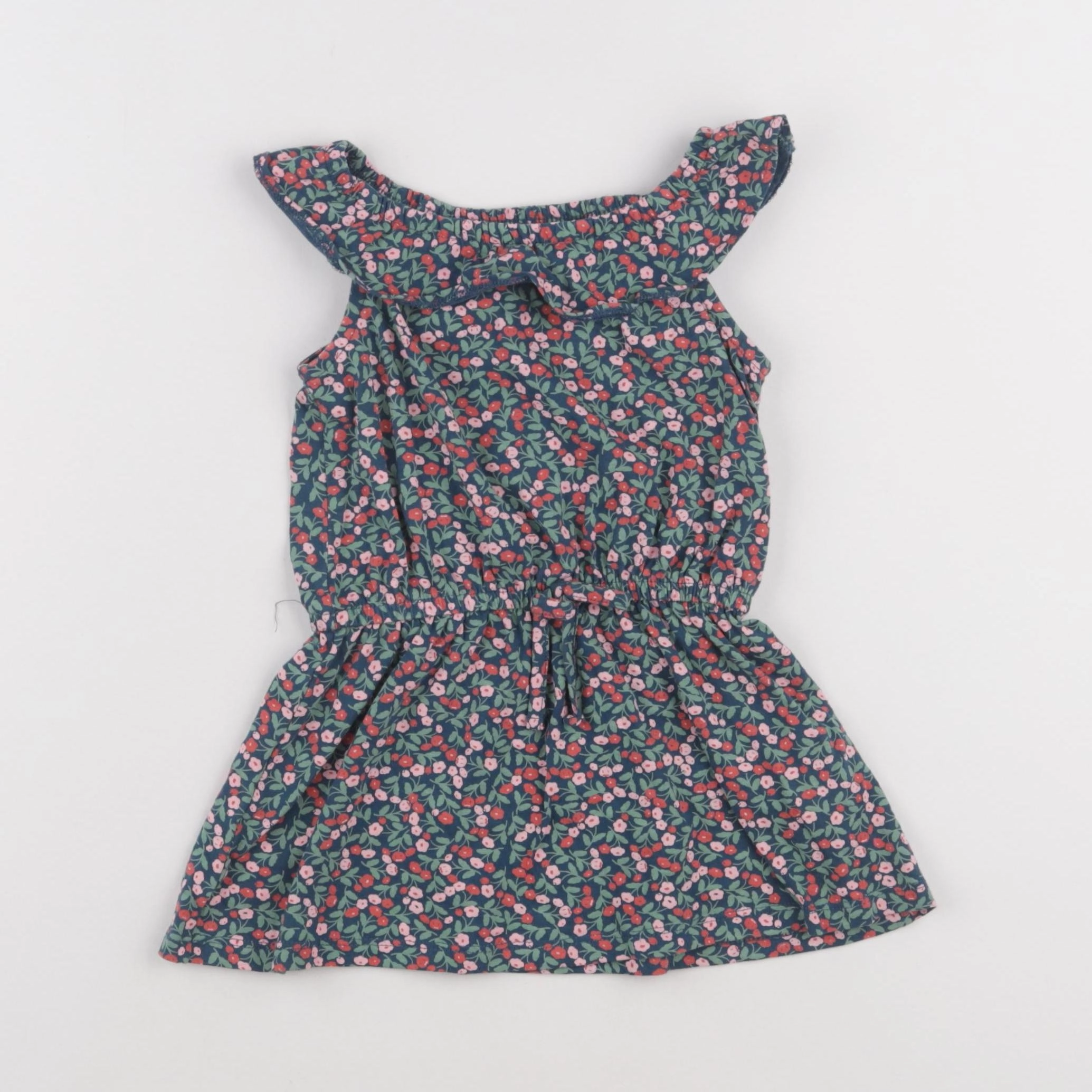 Vertbaudet - robe bleu - 2 ans