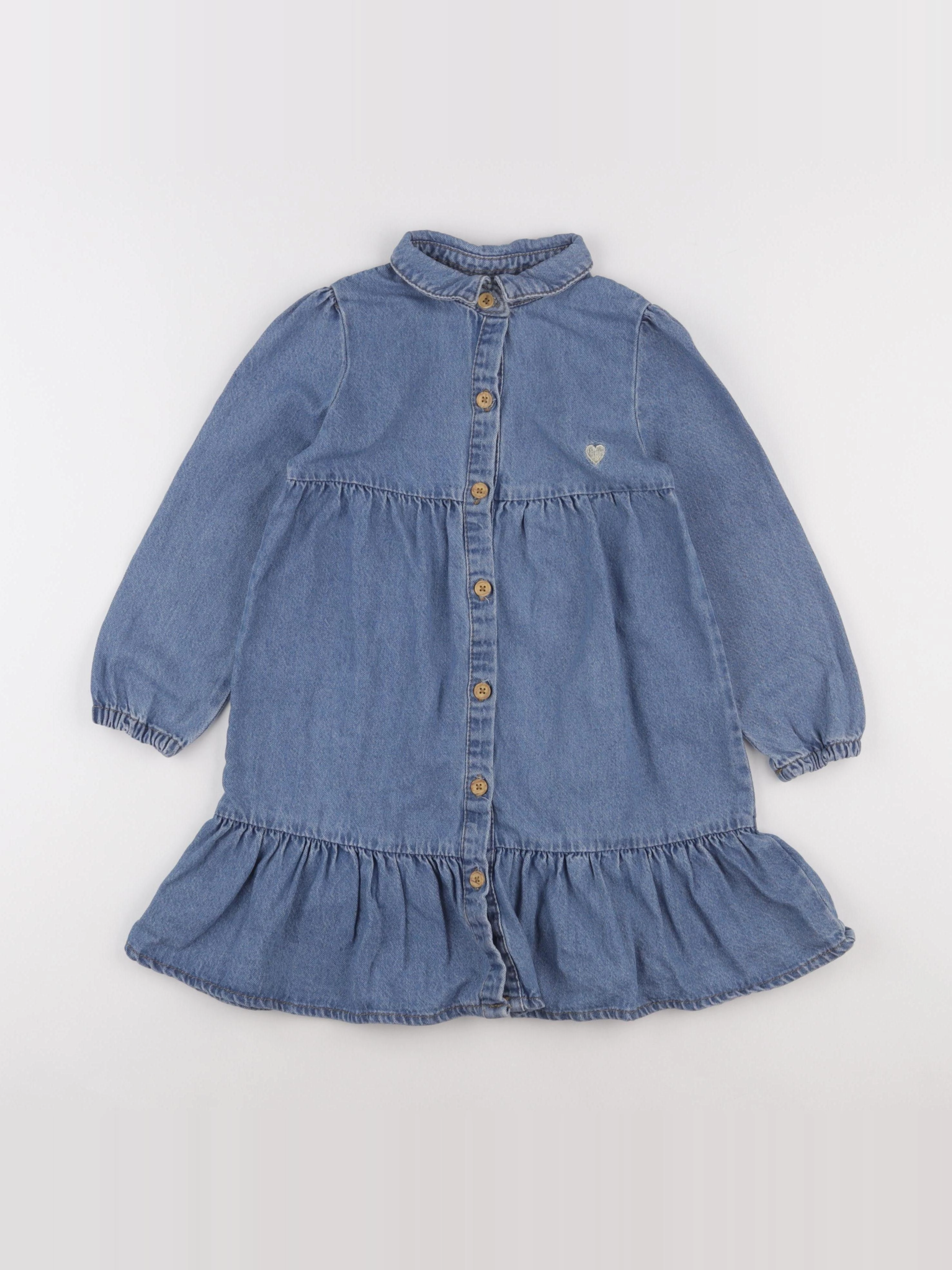 Vertbaudet - robe bleu - 6 ans