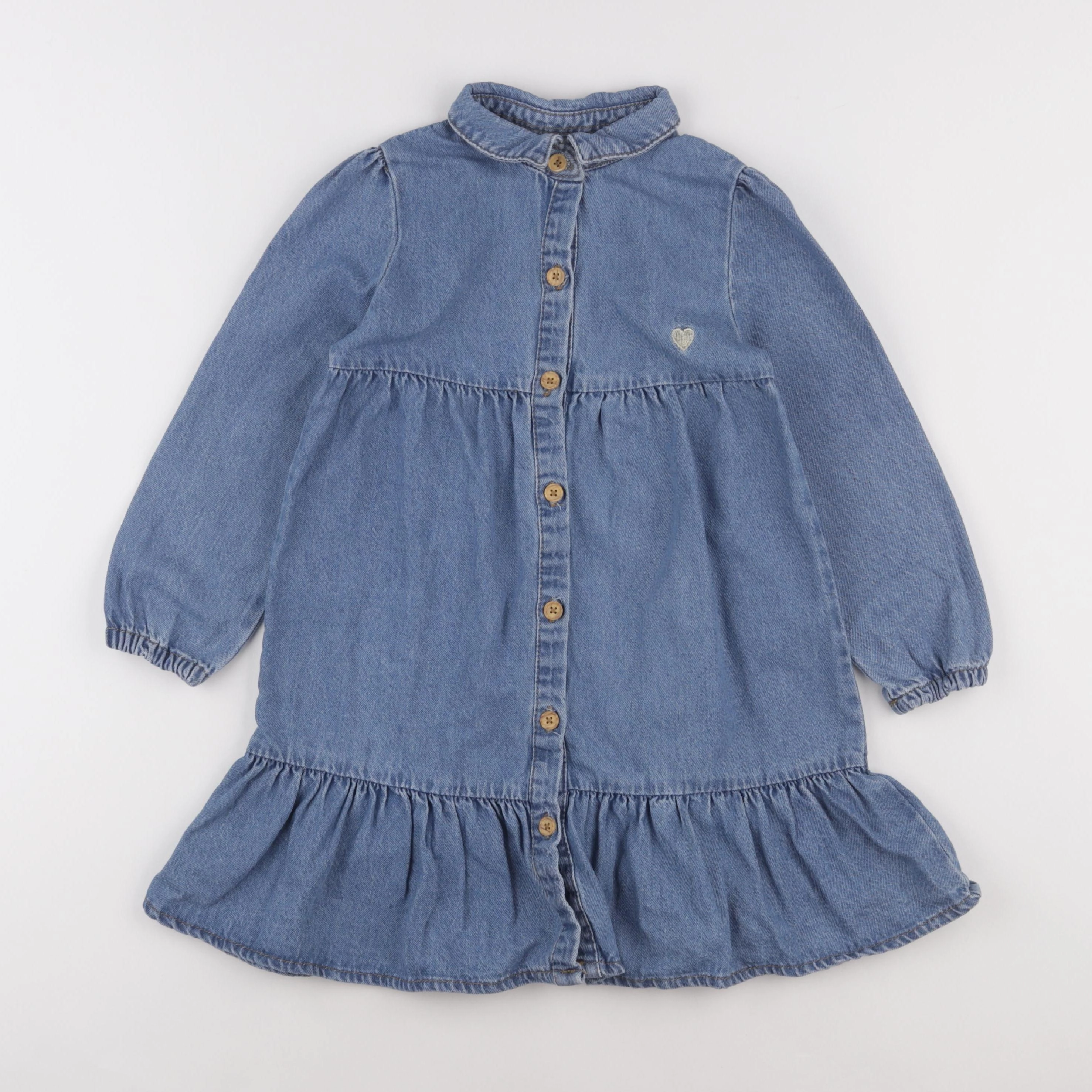 Vertbaudet - robe bleu - 6 ans