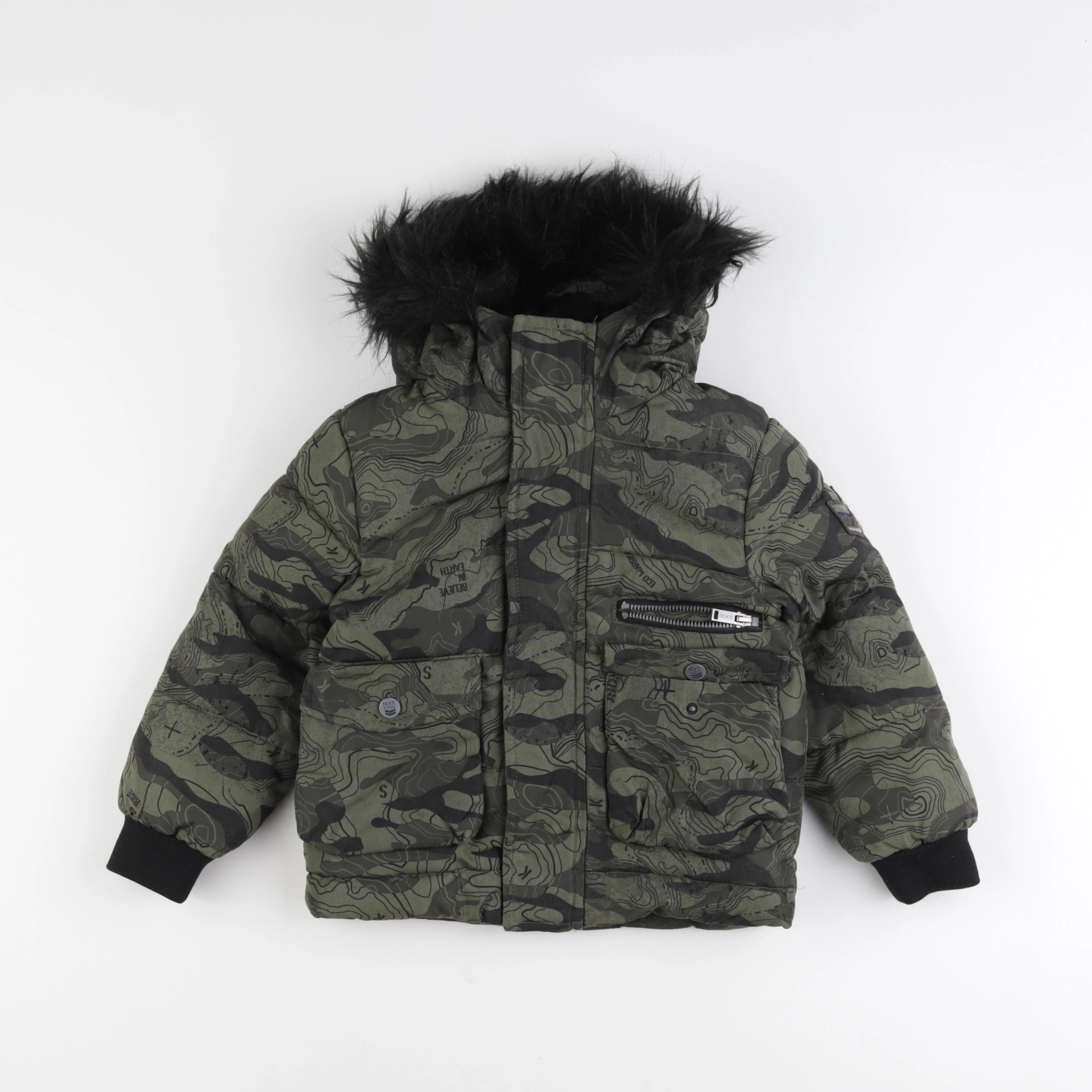 IKKS - doudoune vert - 4 ans