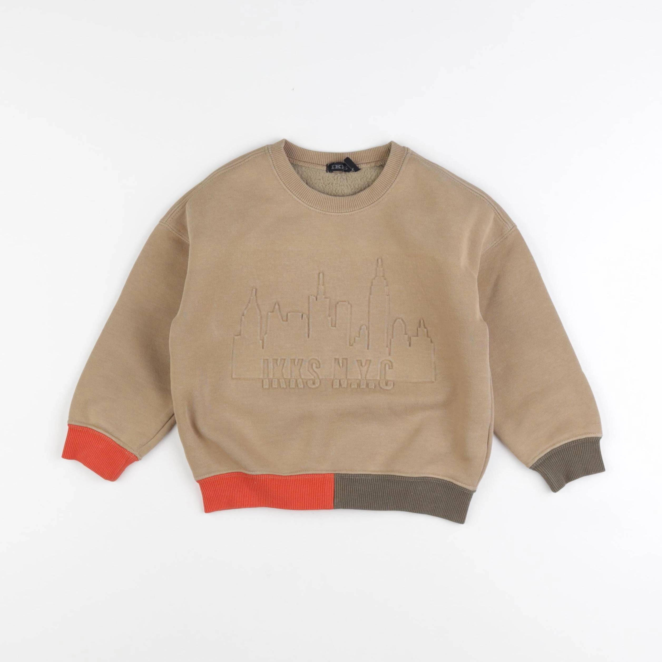 IKKS - sweat marron - 3 ans