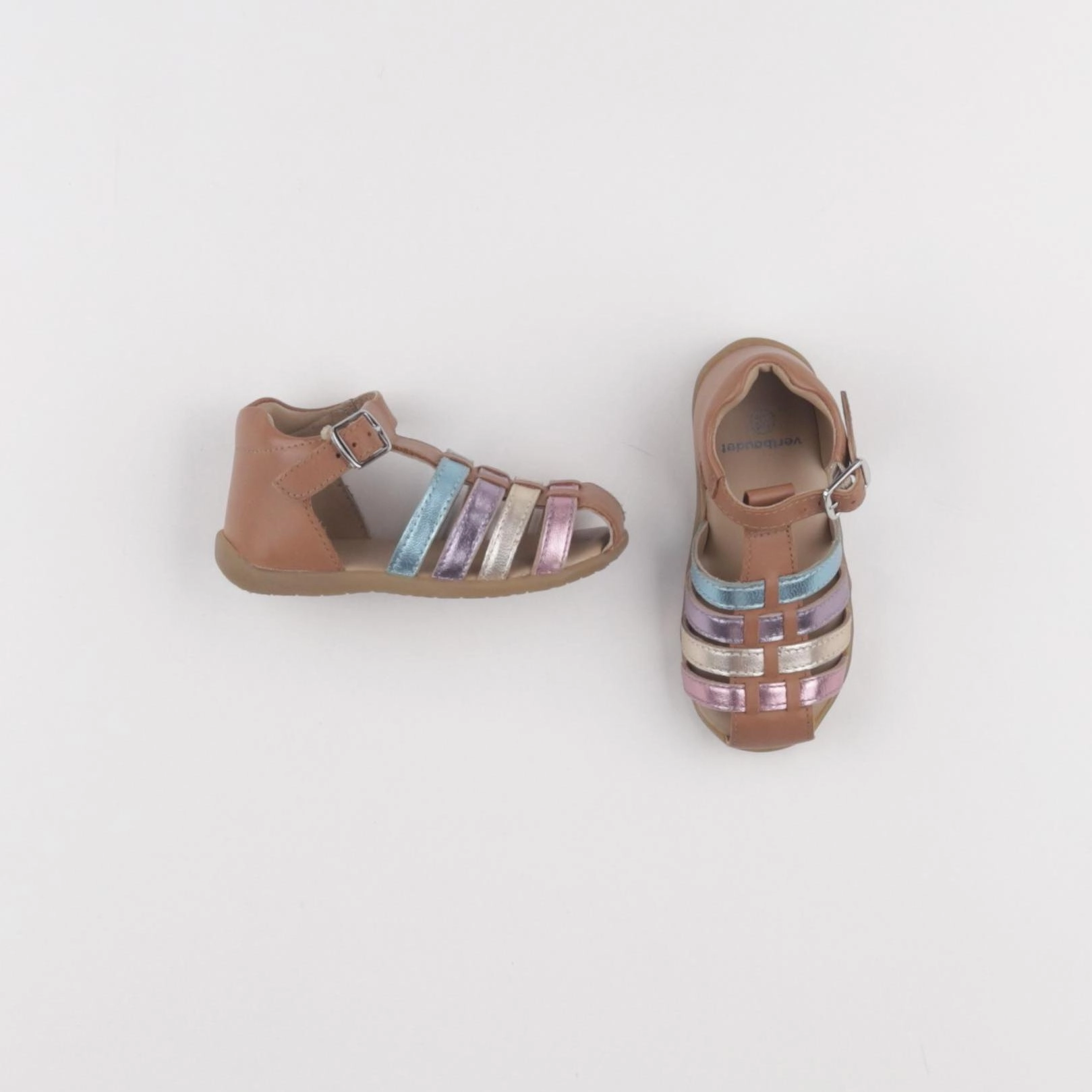 Vertbaudet - sandales marron - pointure 22