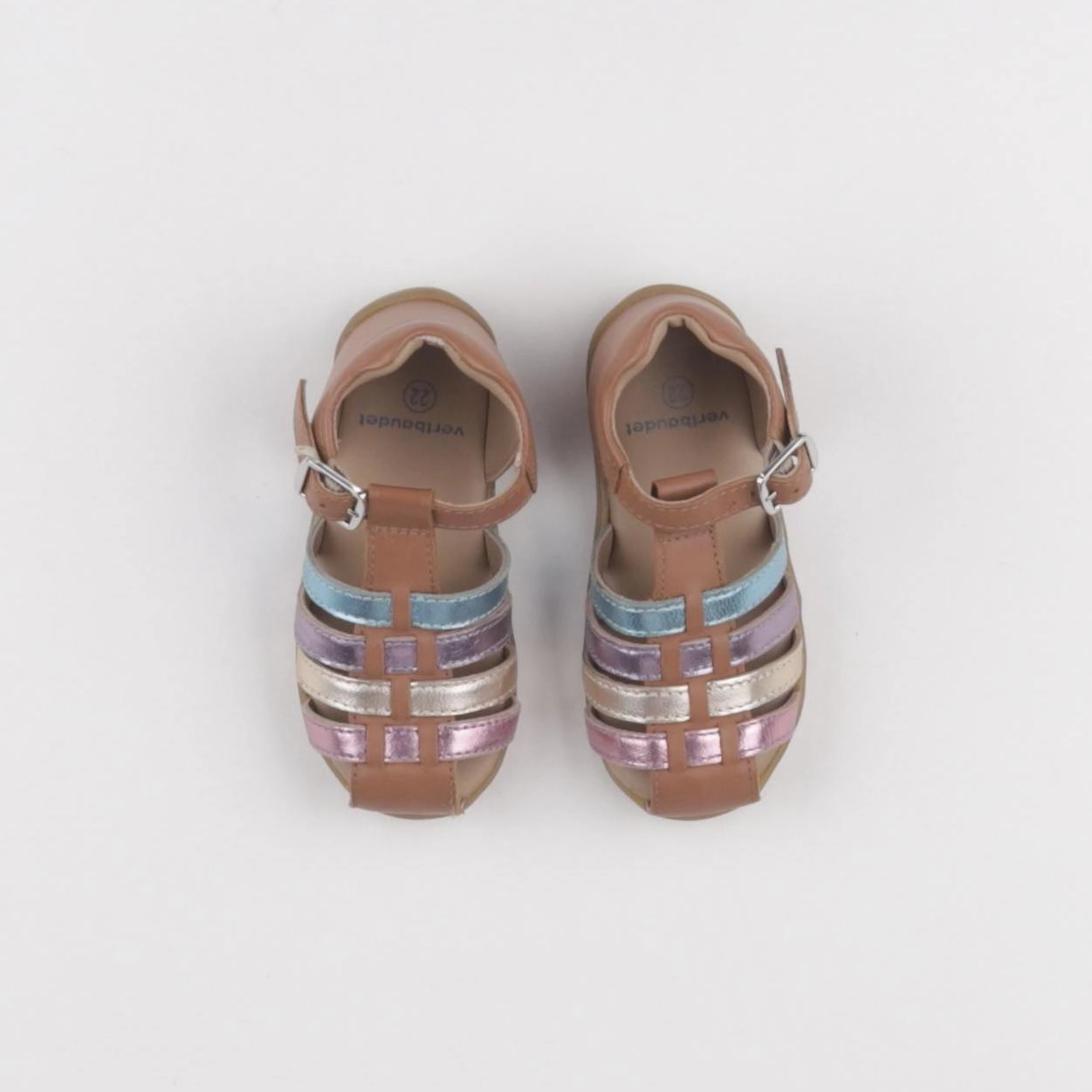 Vertbaudet - sandales marron - pointure 22