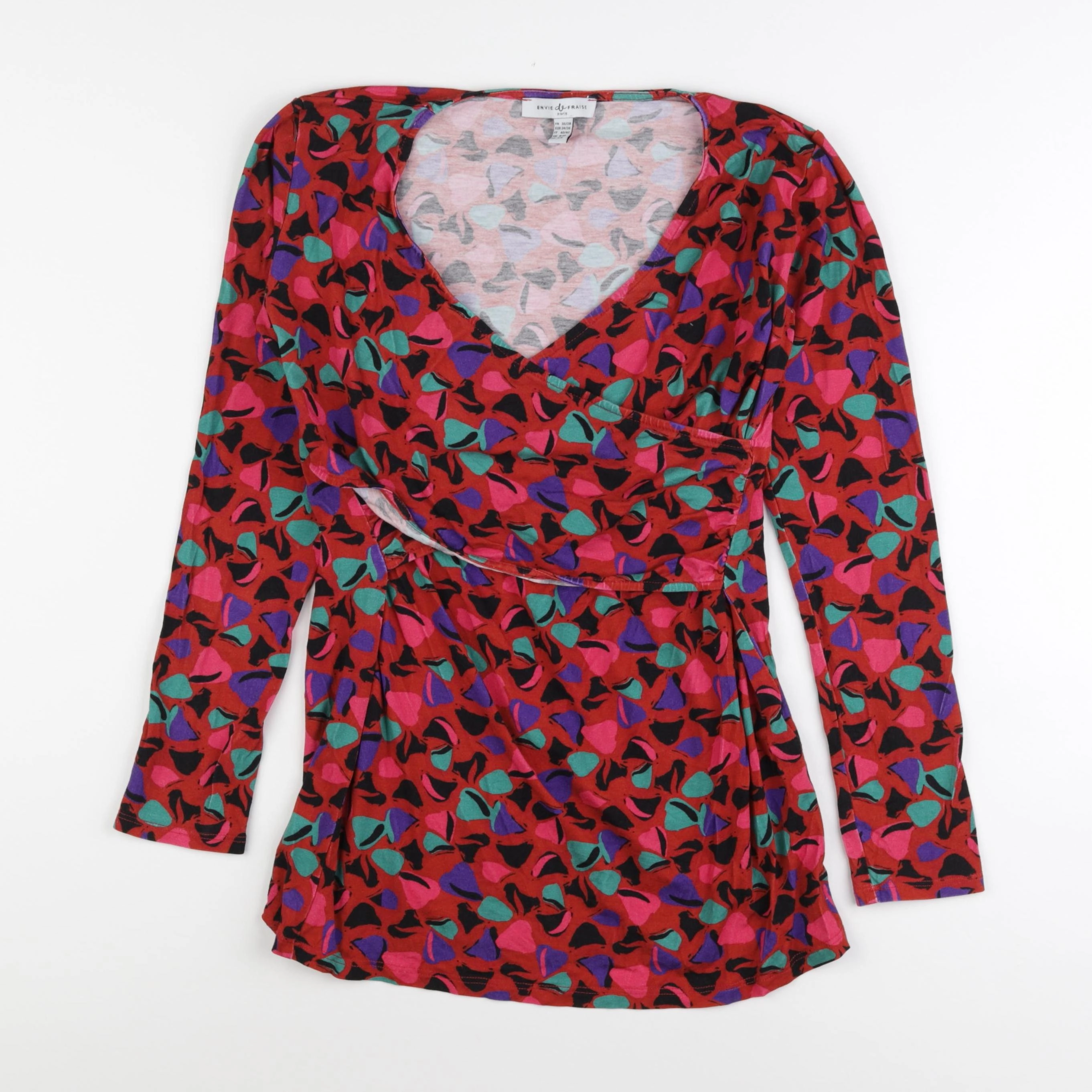 Envie de fraise - tee-shirt grossesse rouge - 36 à 38