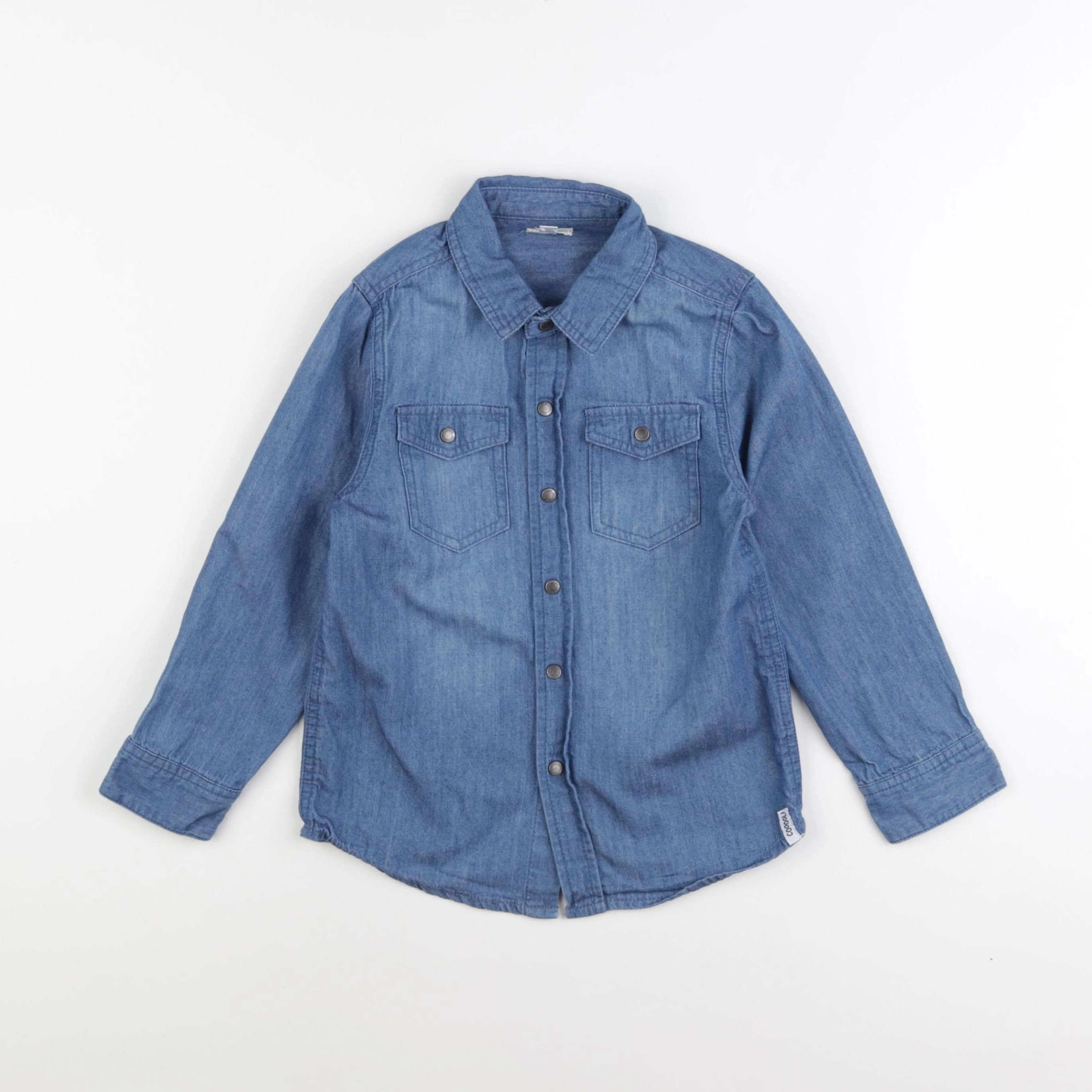 Vertbaudet - chemise bleu - 6 ans