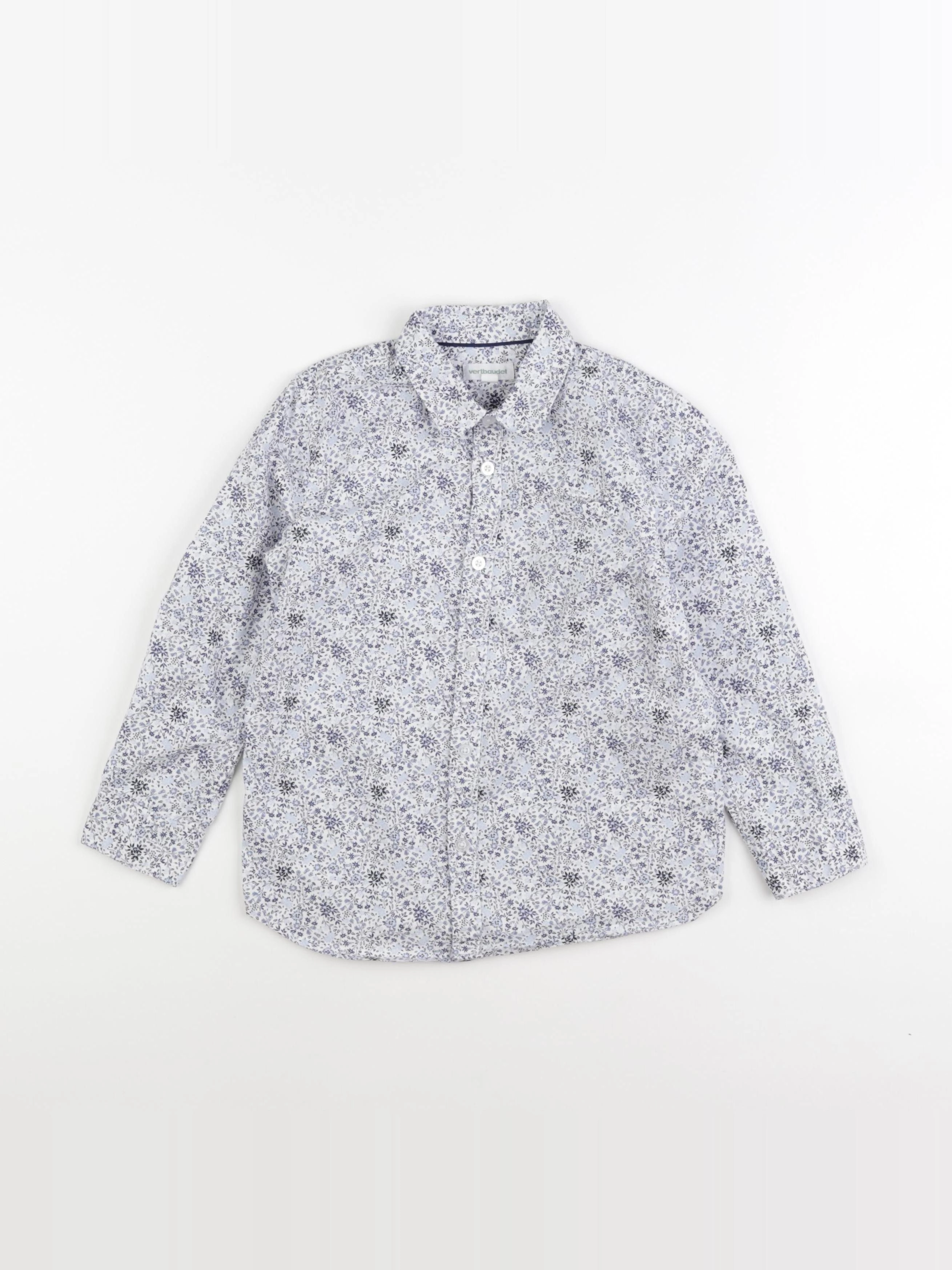Vertbaudet - chemise bleu - 6 ans