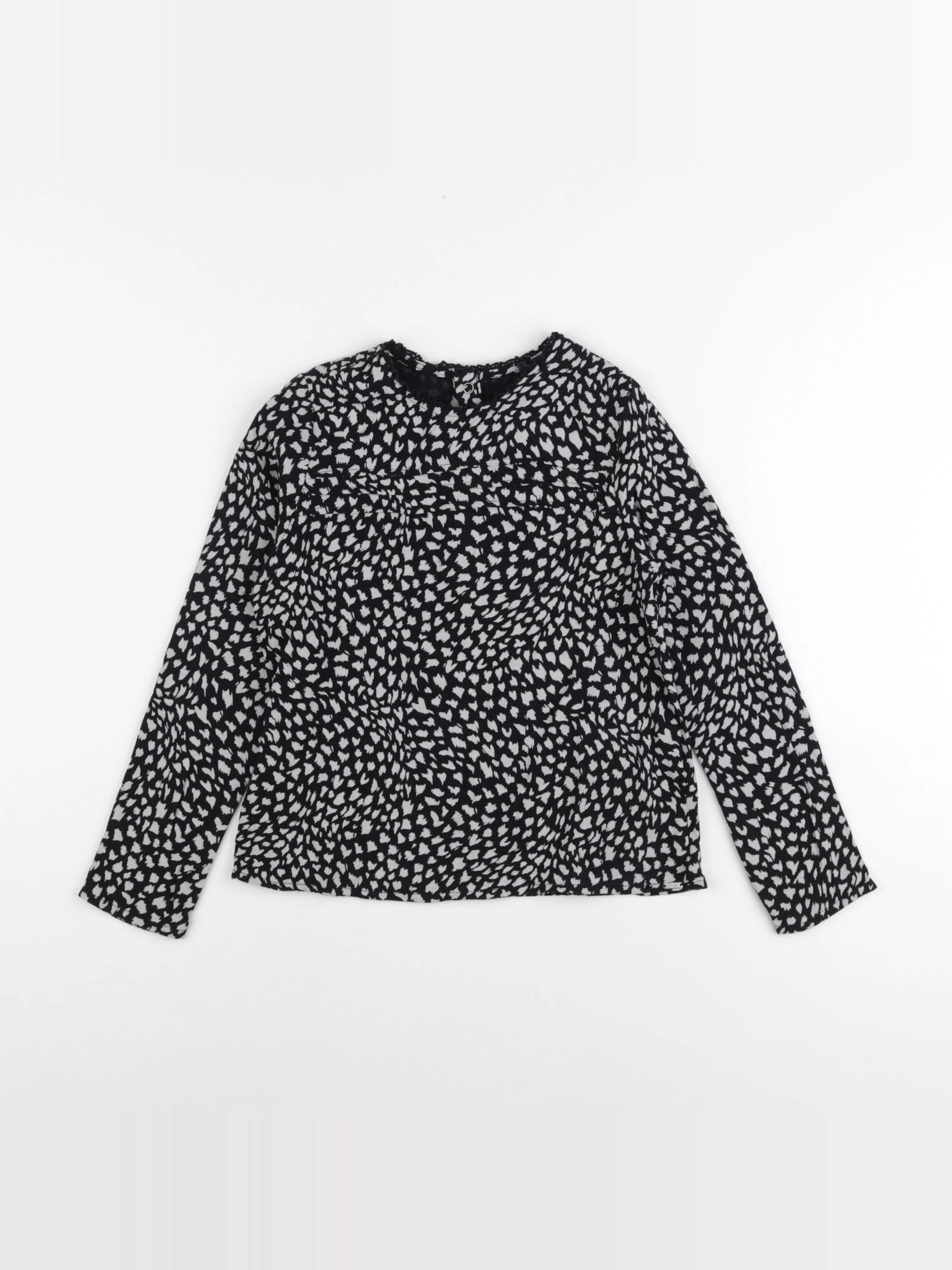IKKS - blouse noir - 8 ans