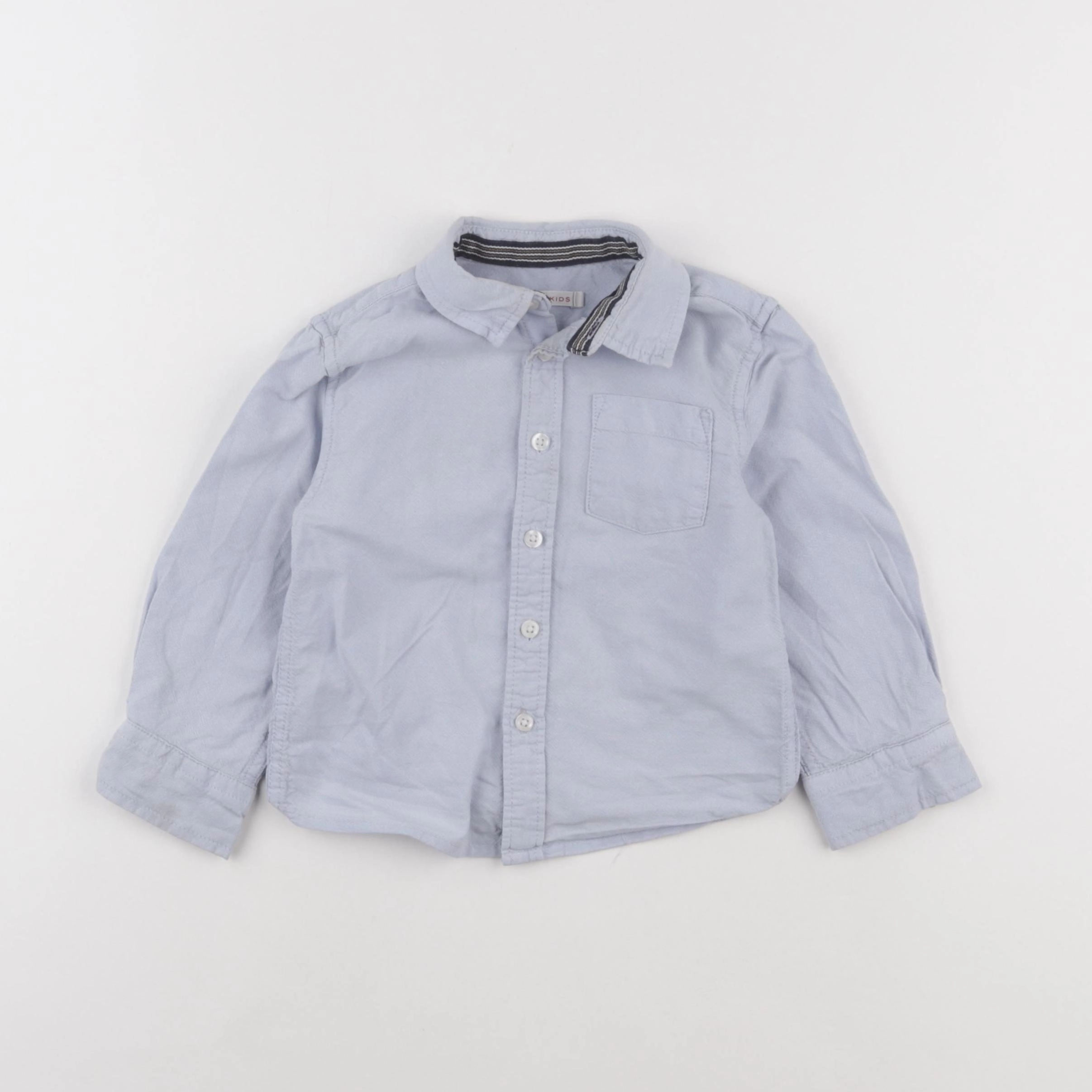 Monoprix - chemise bleu - 3 ans