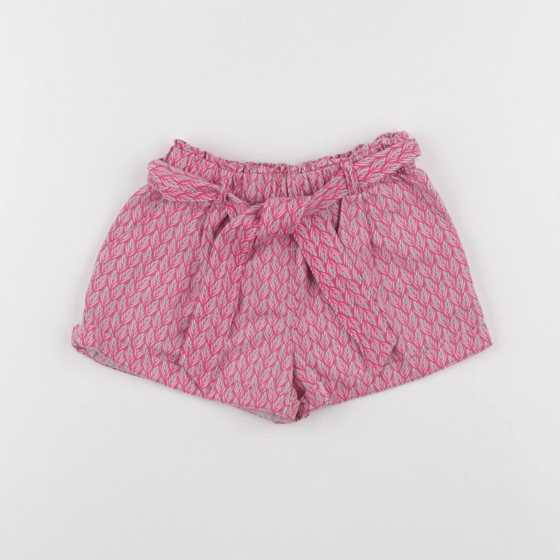 Okaidi - short rose - 4 ans