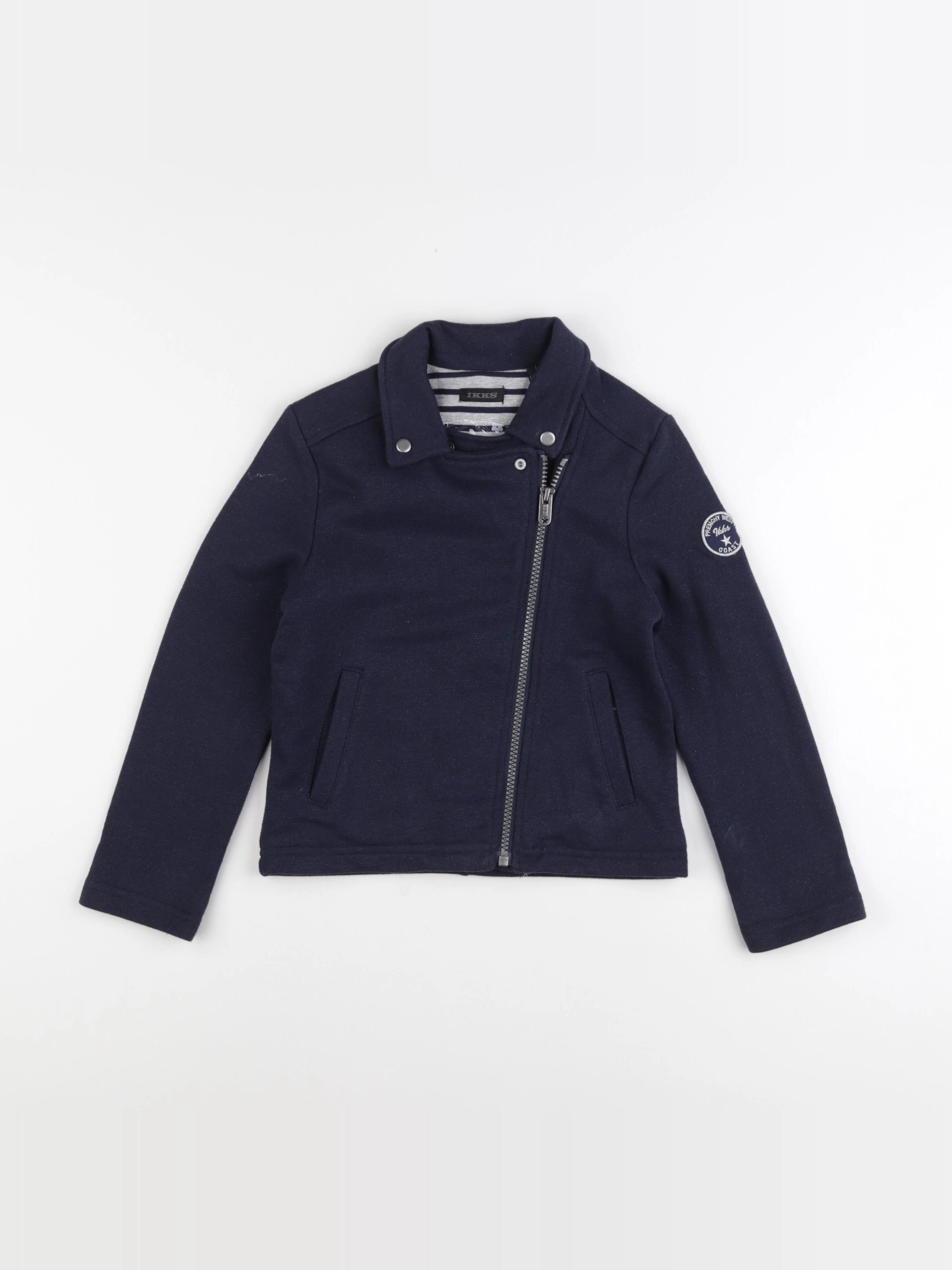 IKKS - veste bleu - 6 ans
