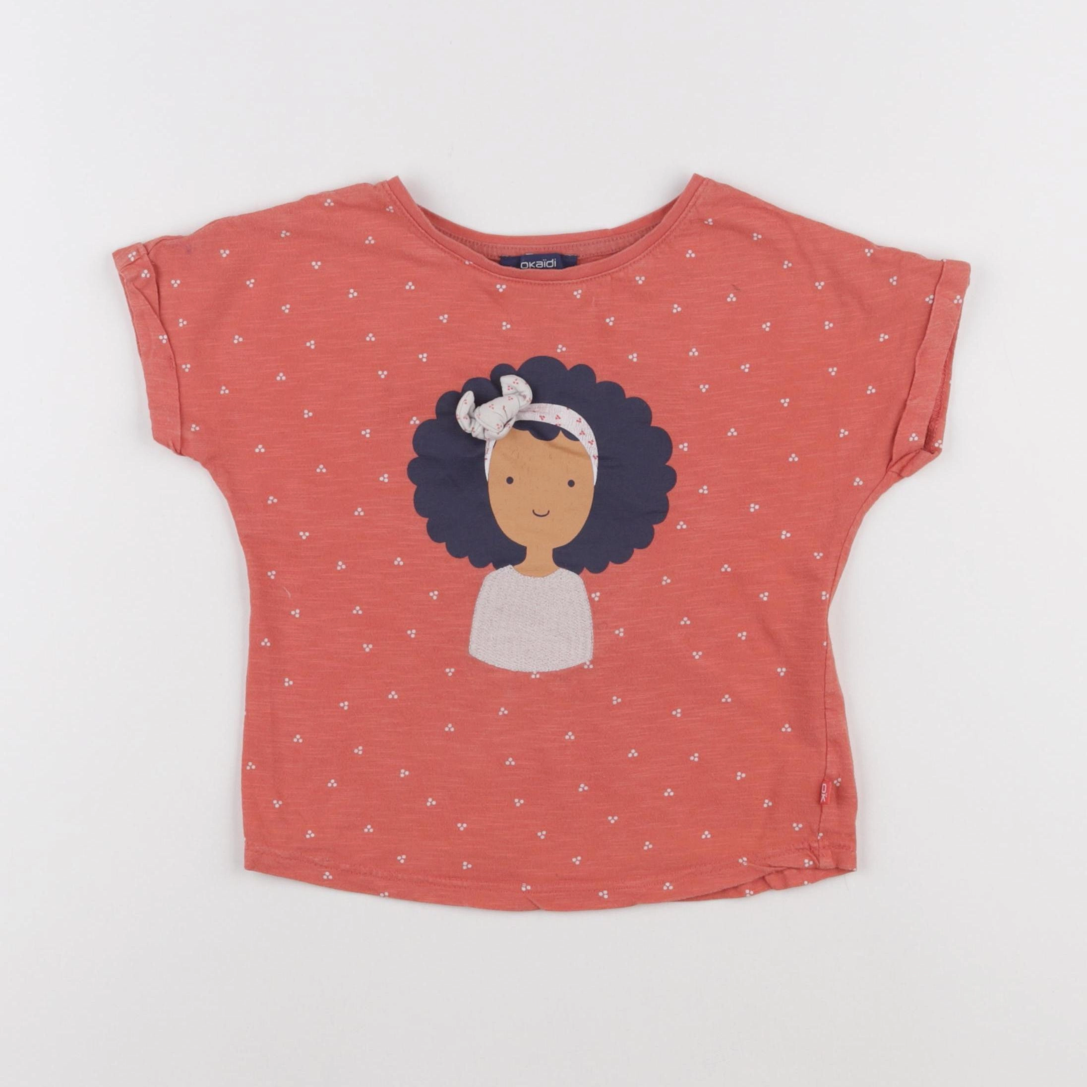 Okaidi - tee-shirt rose - 5 ans