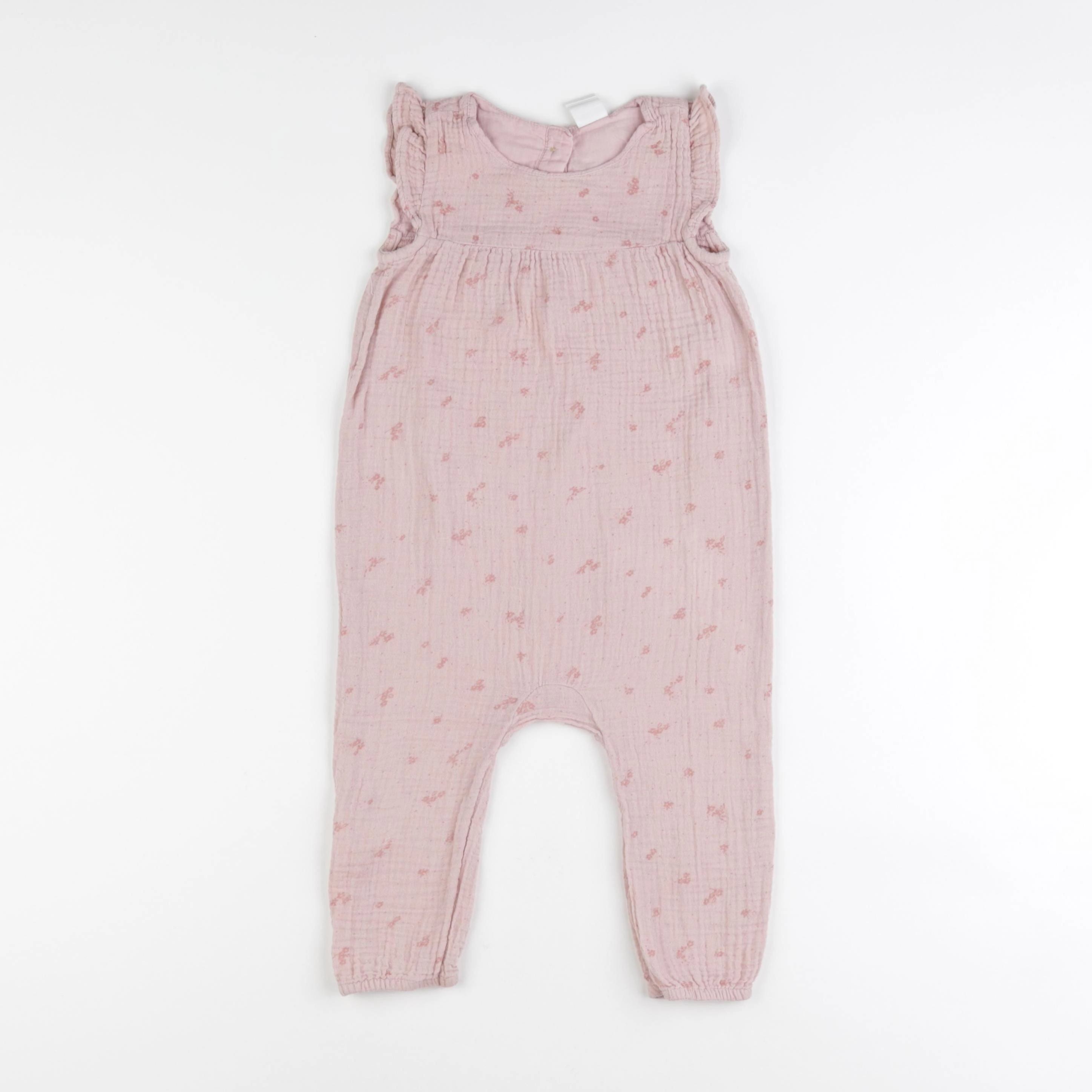 H&M - combinaison rose - 12/18 mois