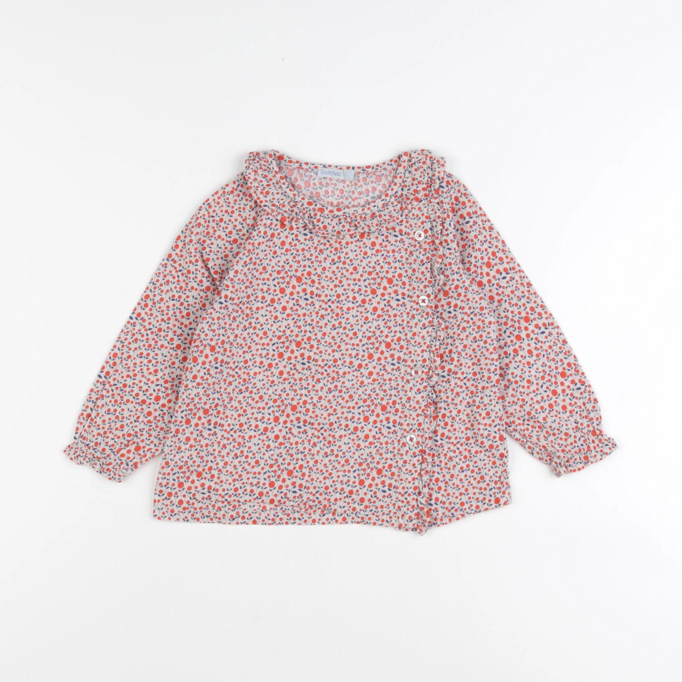 Boutchou - blouse multicolore - 18 mois