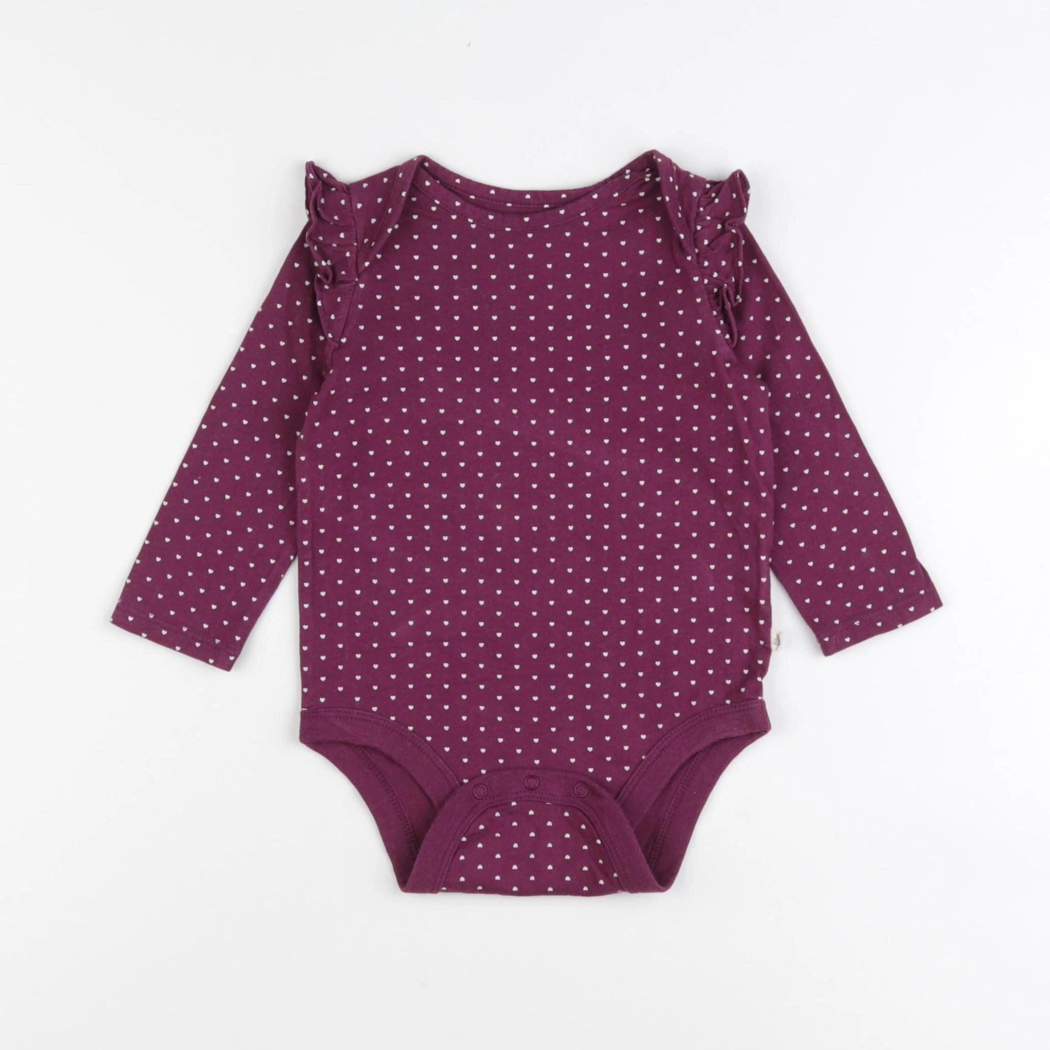 GAP - body violet - 6/12 mois