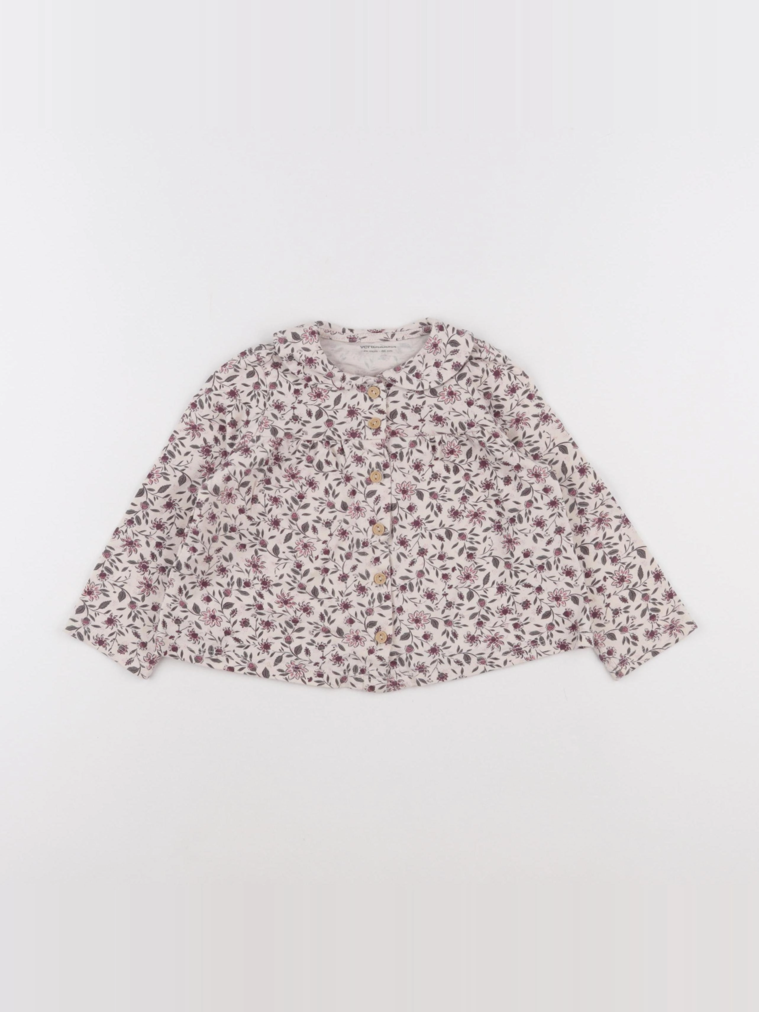 Vertbaudet - tee-shirt rose - 24 mois